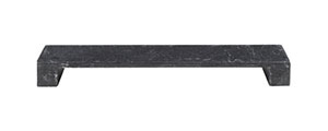 Stahlgriff schwarz oberfläche handgebürstet g412 Stahlgriff schwarz oberfläche handgebürstet g412