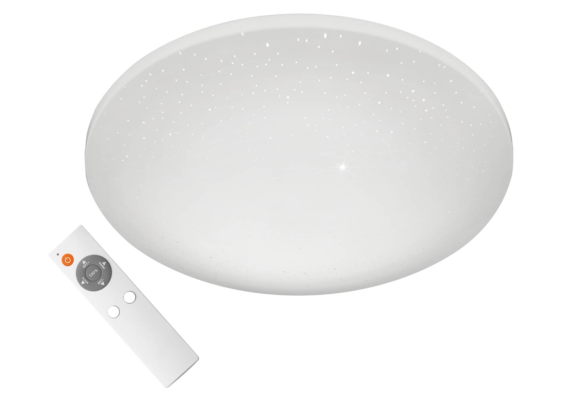 Deckenleuchte LED weiß mit Fernbedienung dimmbar - LUKIDA Deckenleuchte LED weiß mit Fernbedienung dimmbar - LUKIDA