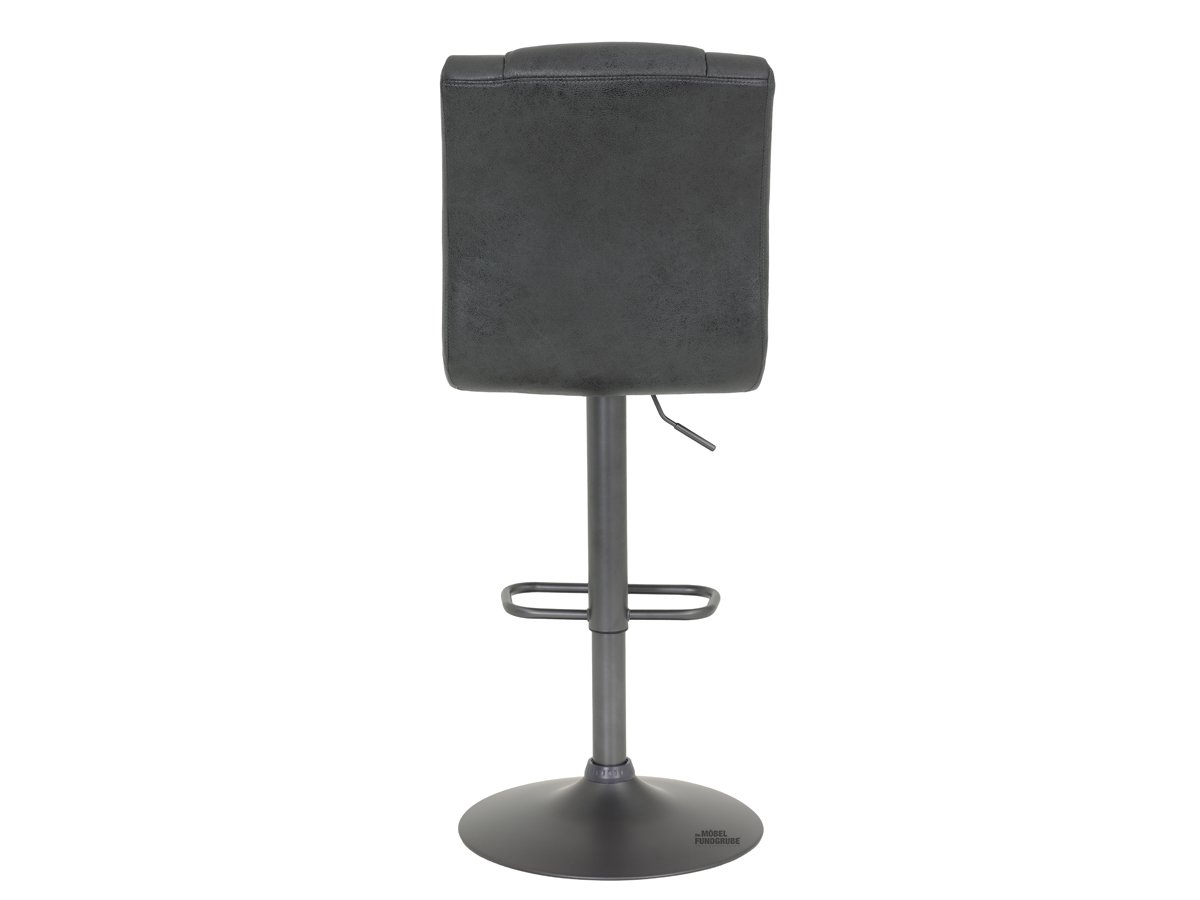 Barhocker Vintage anthrazit höhenverstellbar - ELKE