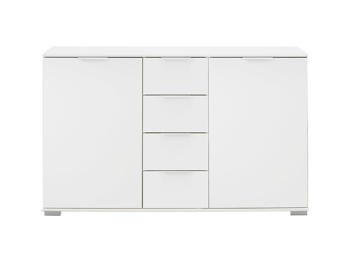 Sideboard weiß 130 cm mit 2 Türen - EASY PLUS Sideboard weiß 130 cm mit 2 Türen - EASY PLUS