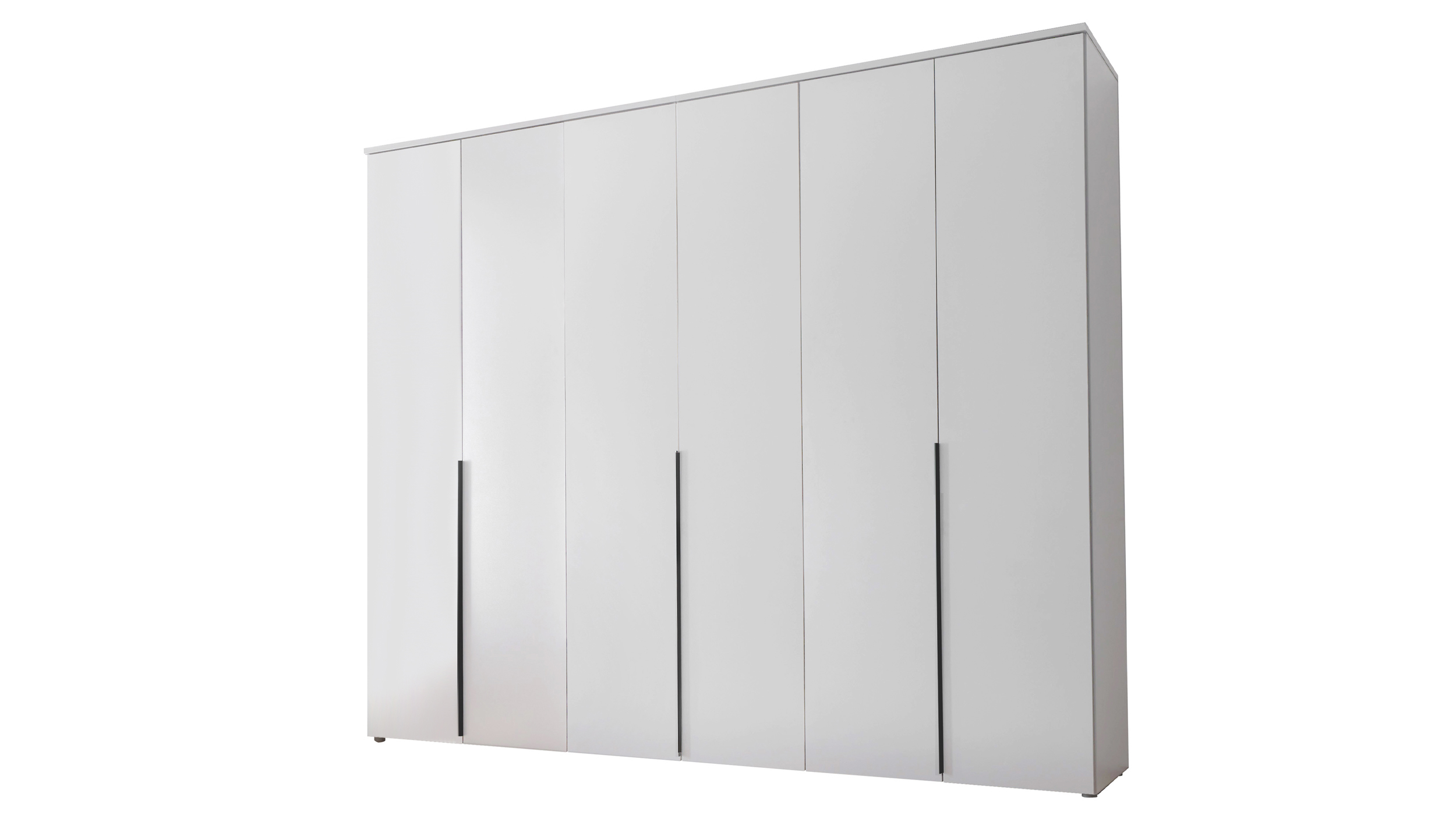 Kleiderschrank weiß - 270 cm - Kleiderschrank 6-türig - KEVO Kleiderschrank weiß - 270 cm - Kleiderschrank 6-türig - KEVO