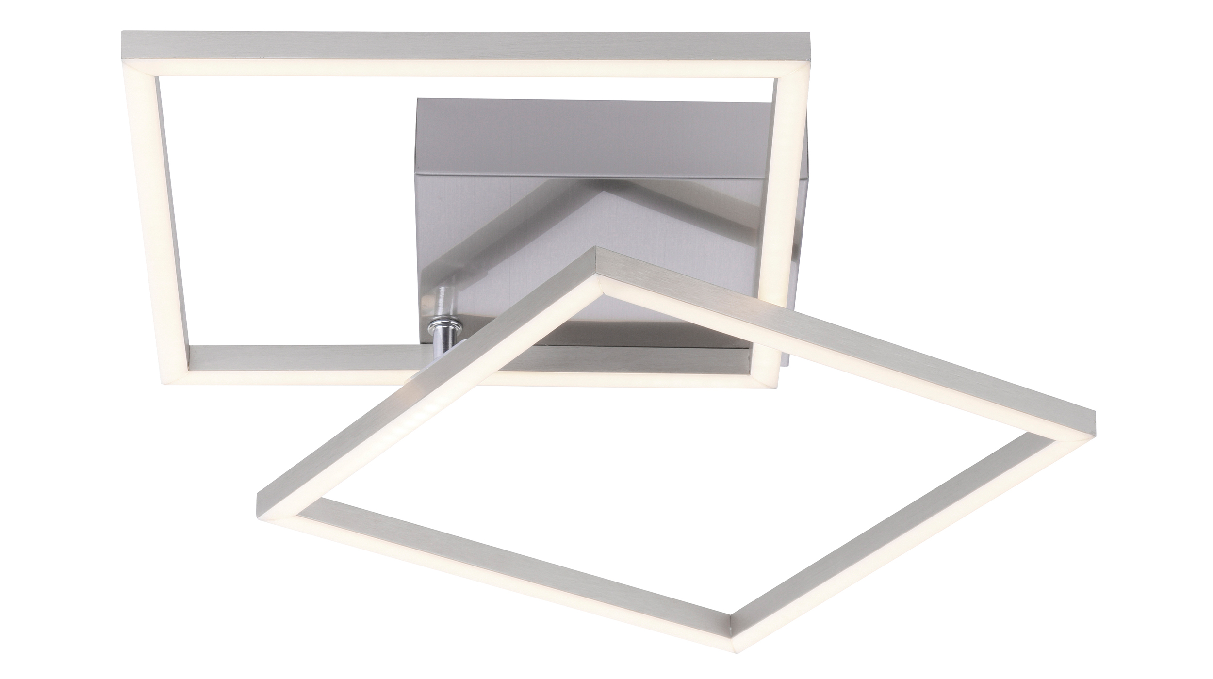 Deckenleuchte stahl 36 x 7 cm 2 LED Paneele drehbar - IVEN