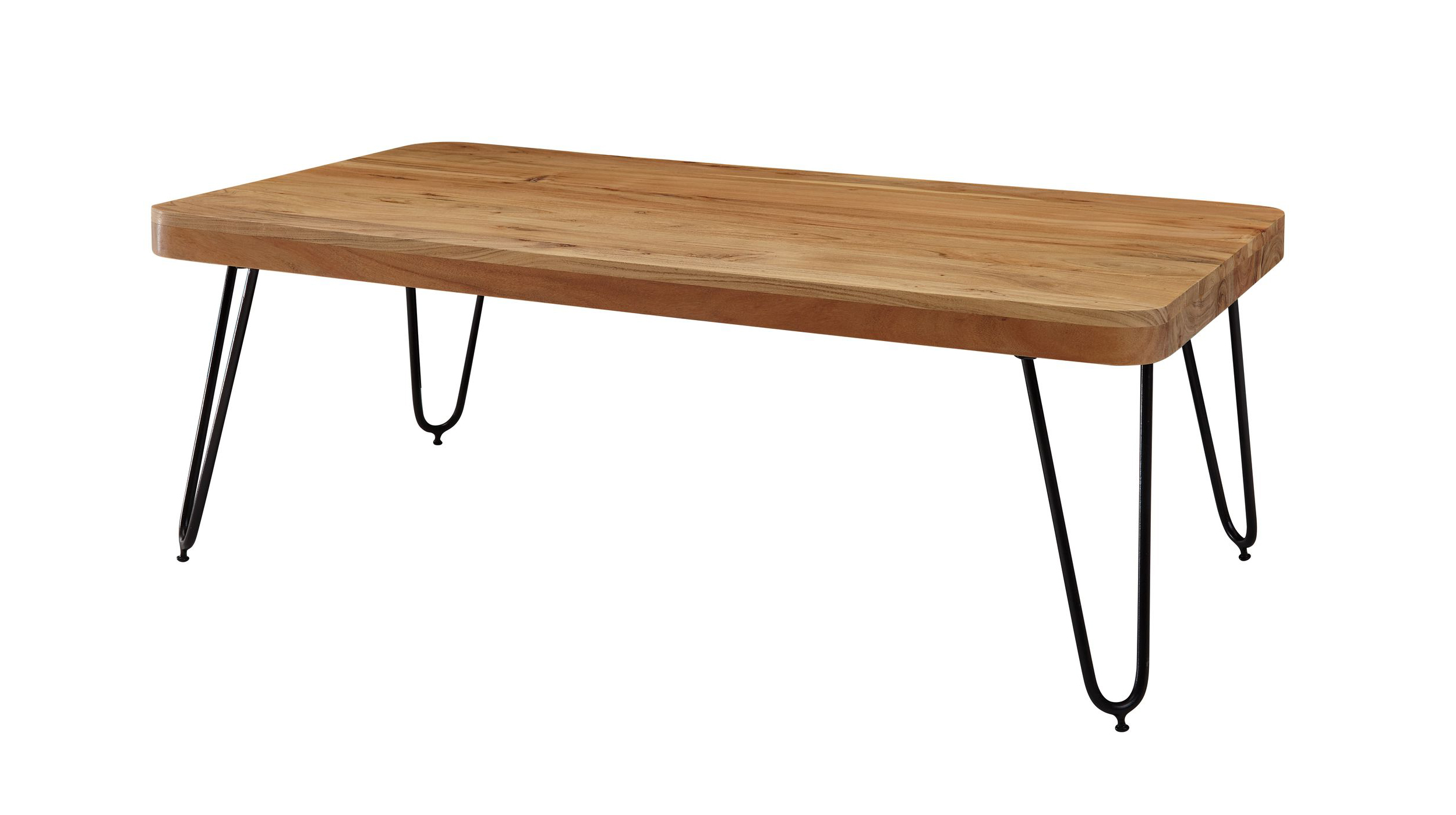 Couchtisch Akazie massiv lackiert 115 x 60 cm - BERIT Couchtisch Akazie massiv lackiert 115 x 60 cm - BERIT