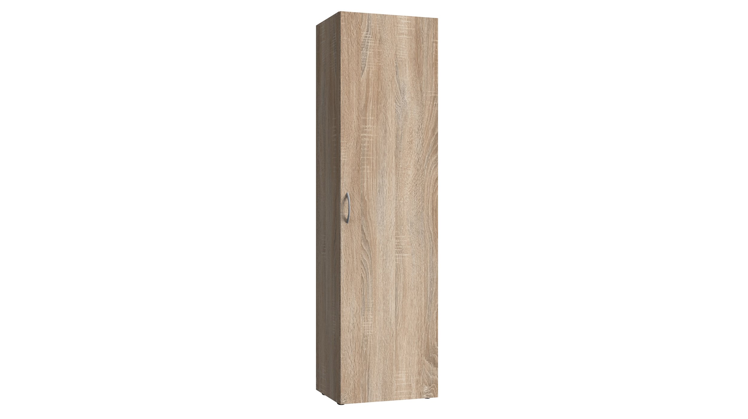 Kleiderschrank - Sägerau Eiche - 50 cm - MULTIRAUM Kleiderschrank 50 cm Sägerau Eiche 1-türig - MULTIRAUM