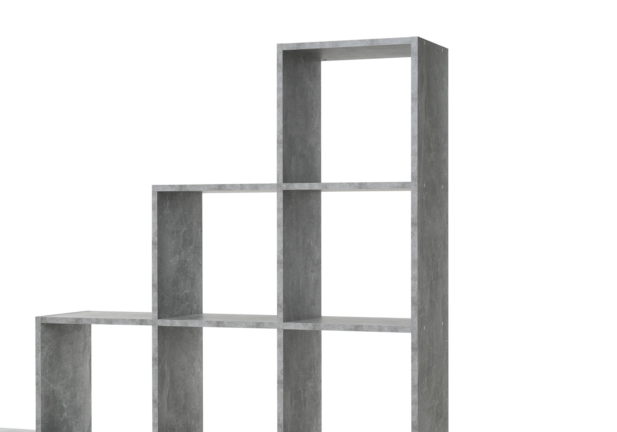Raumteiler Regal Betonoptik 155 x 156 cm - BERGAMO
