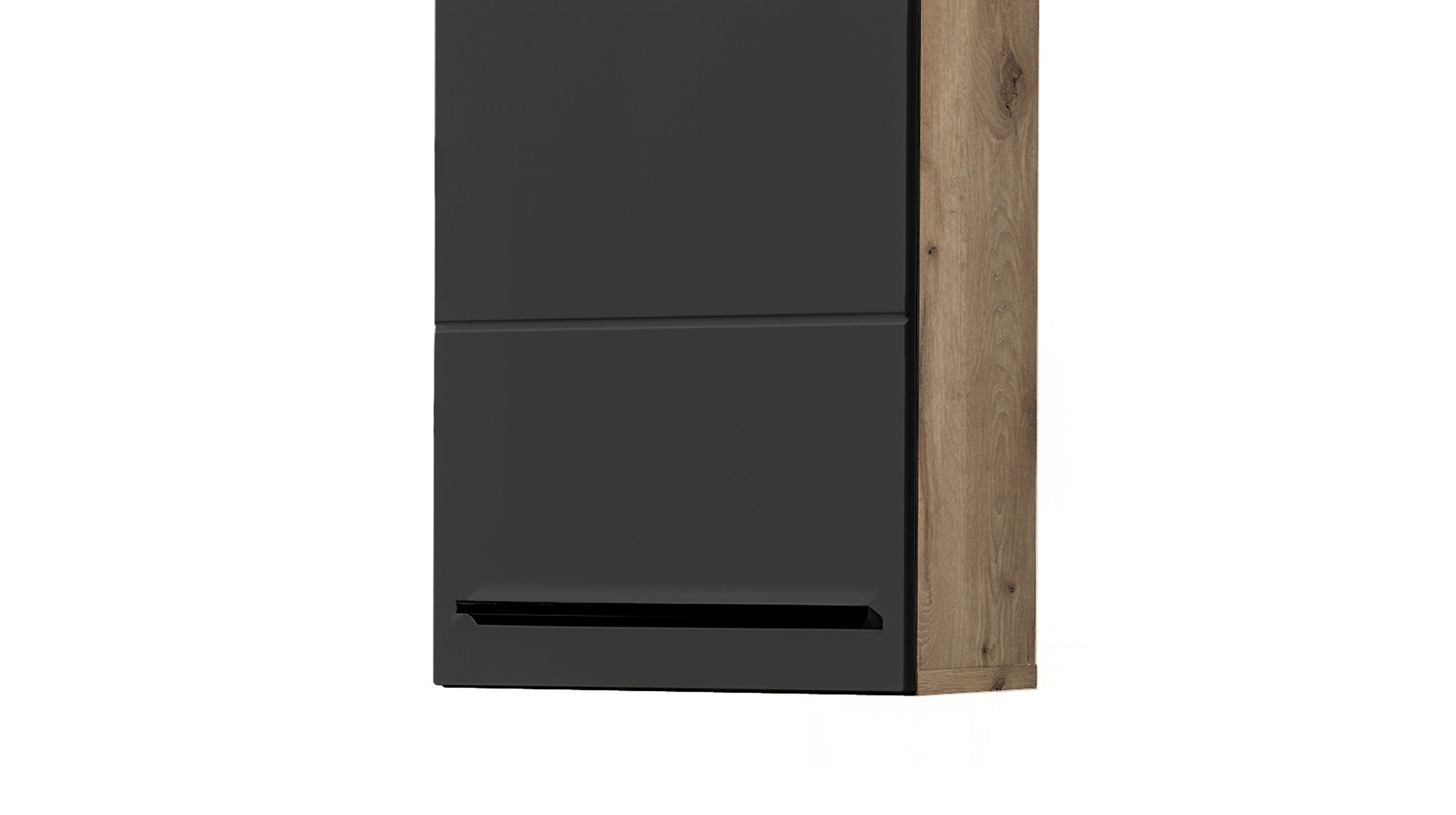 Bad Hängeschrank schwarz - Viking Oak 34 cm - VISTA