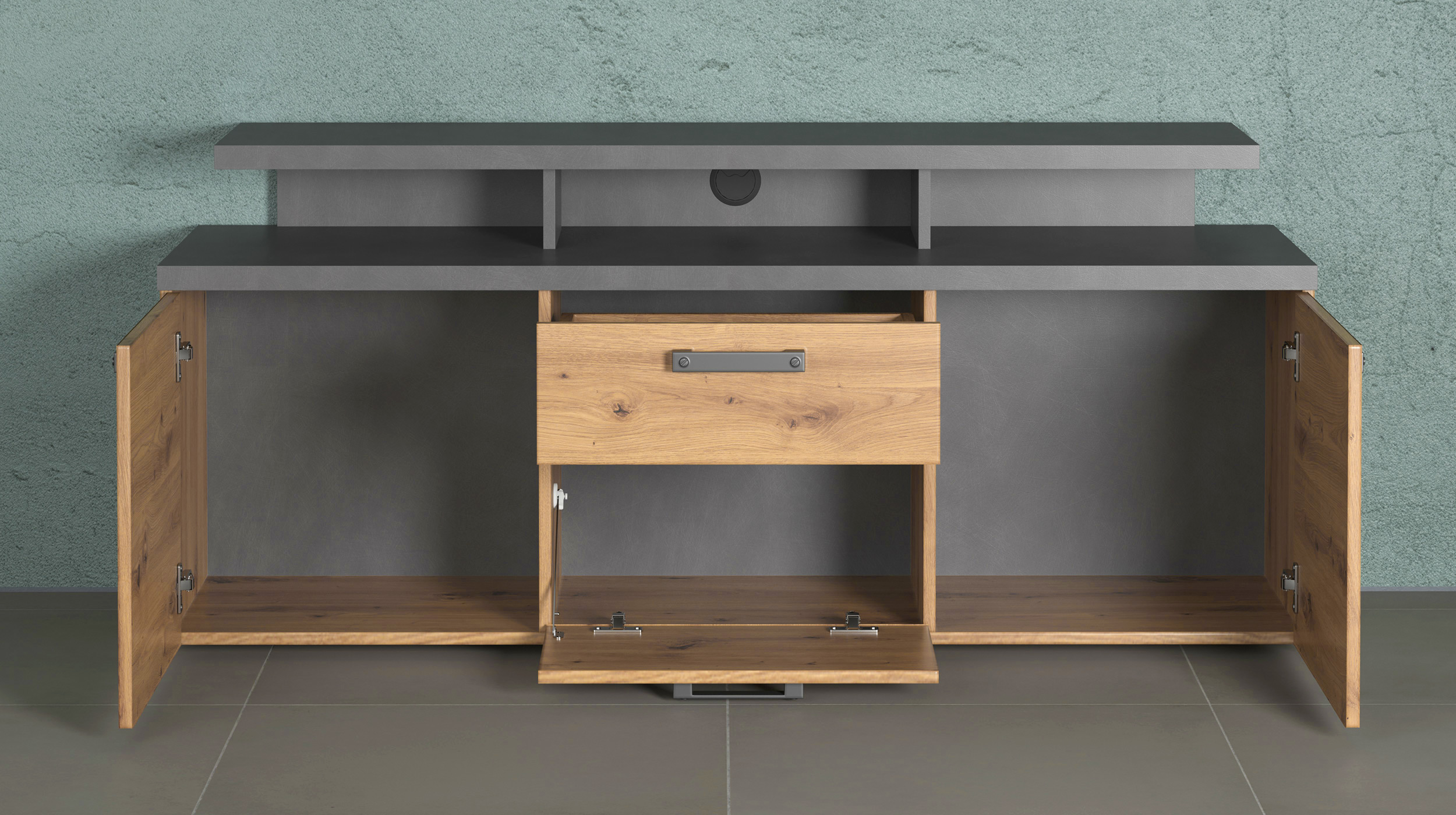 TV-Lowboard Artisan Eiche 151 cm - FOLLOW