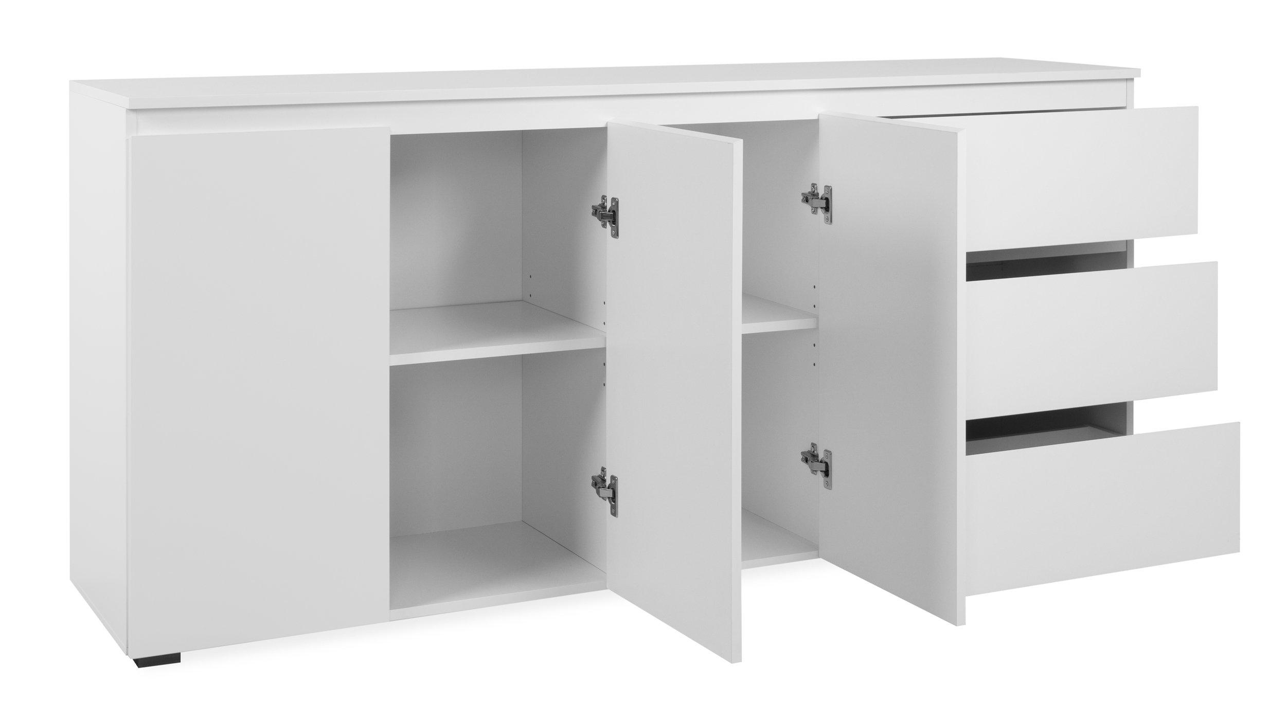 Sideboard mit 3 Schubladen - weiß matt 178 cm - IMAGE