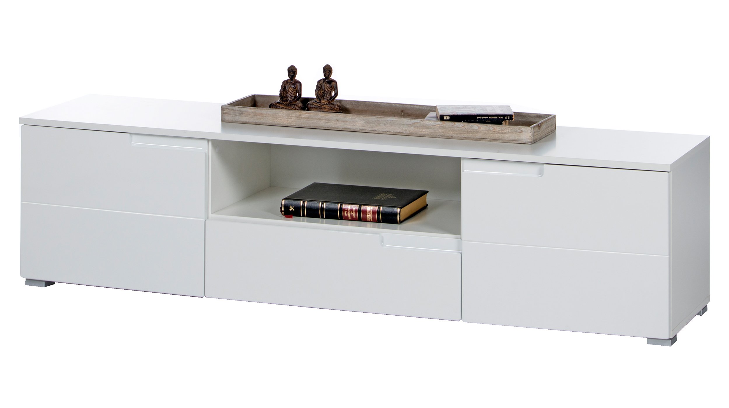 TV - Lowboard weiß hochglanz 165 cm TV - Board - SPICE TV - Lowboard weiß hochglanz 165 cm TV - Board - SPICE