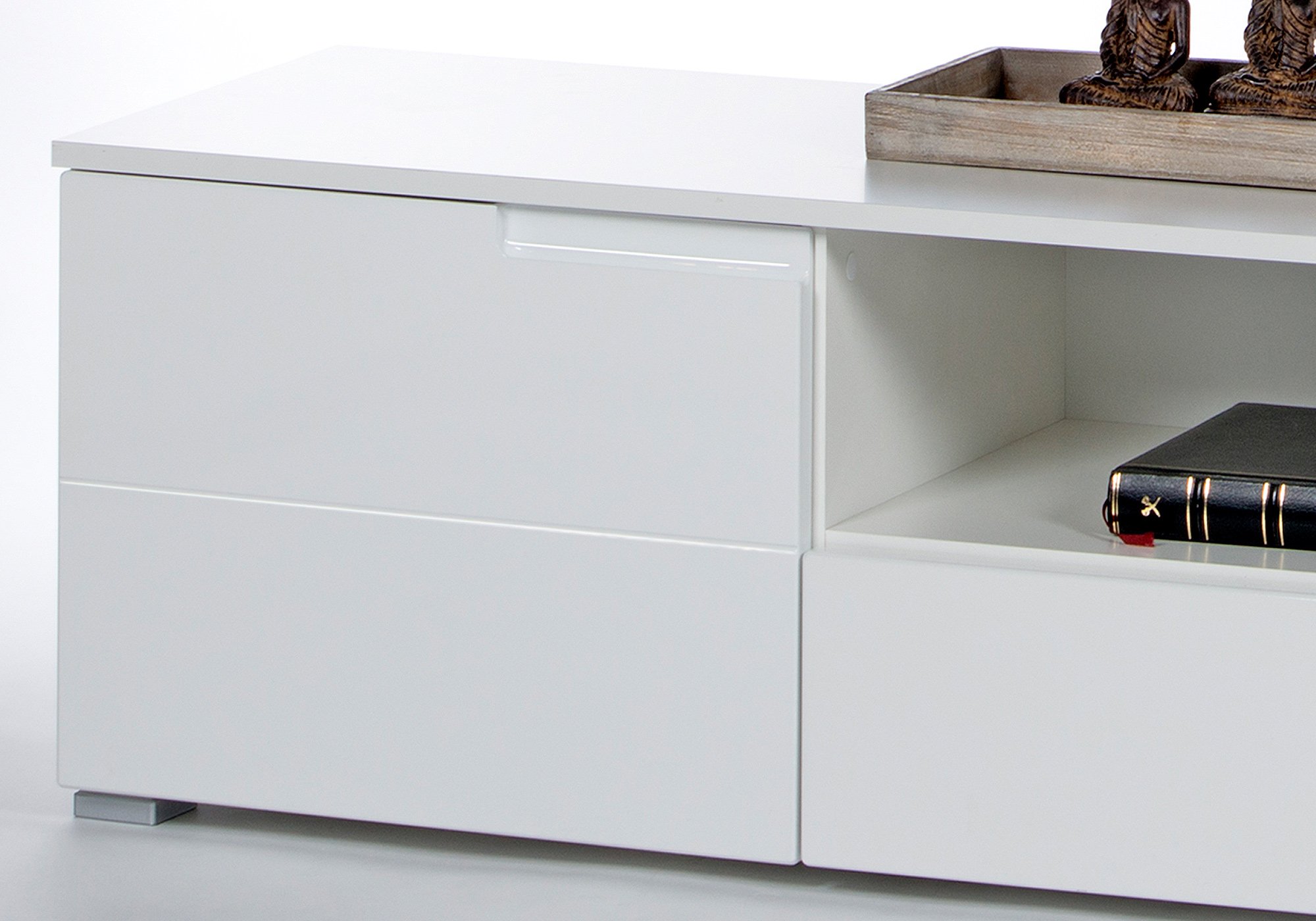 TV - Lowboard weiß hochglanz 165 cm TV - Board - SPICE