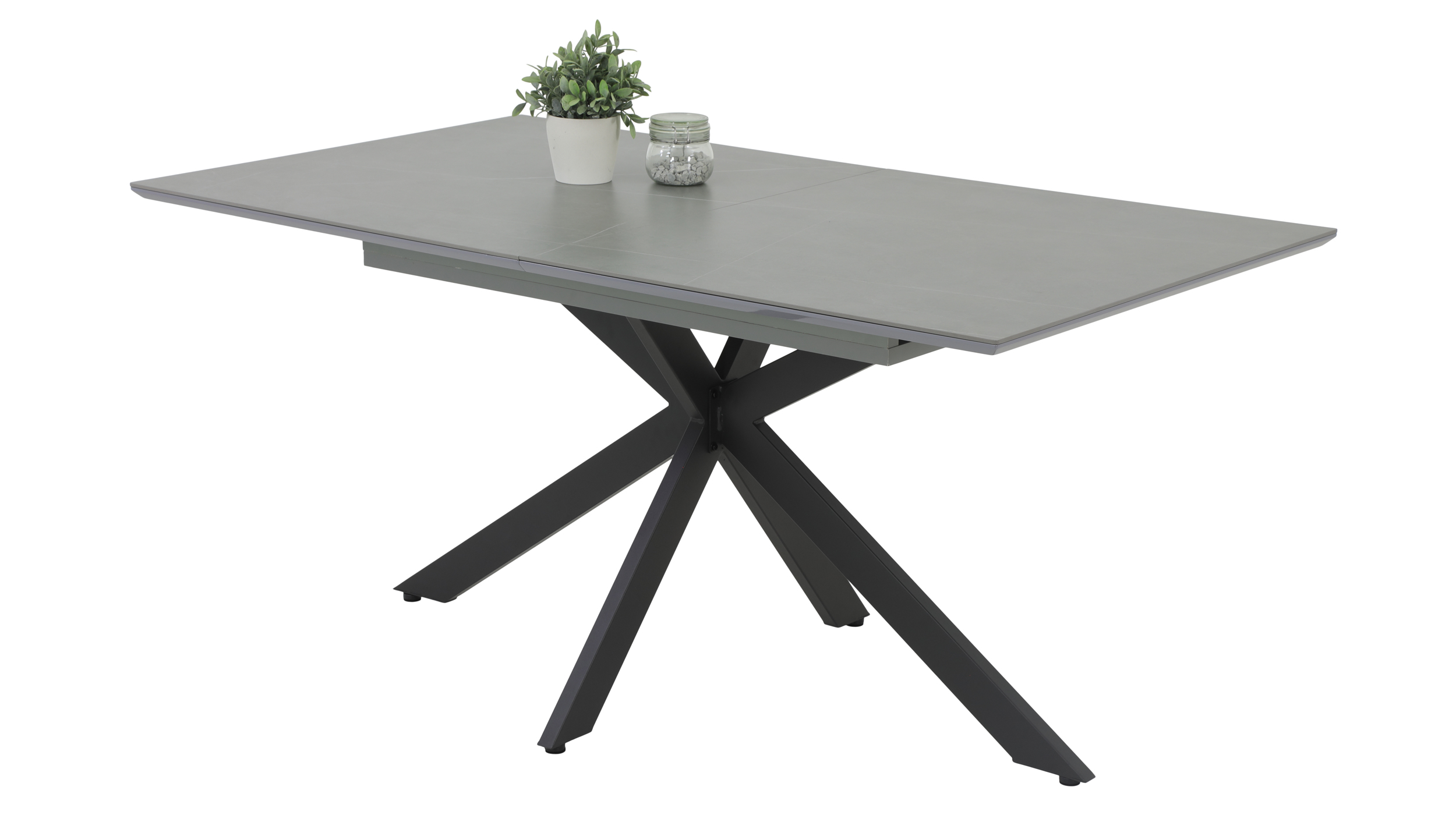 Esstisch 160 - 200 cm ausziehbar - Keramikoptik - CHIARA Esstisch 160 - 200 cm ausziehbar - Keramikoptik - CHIARA
