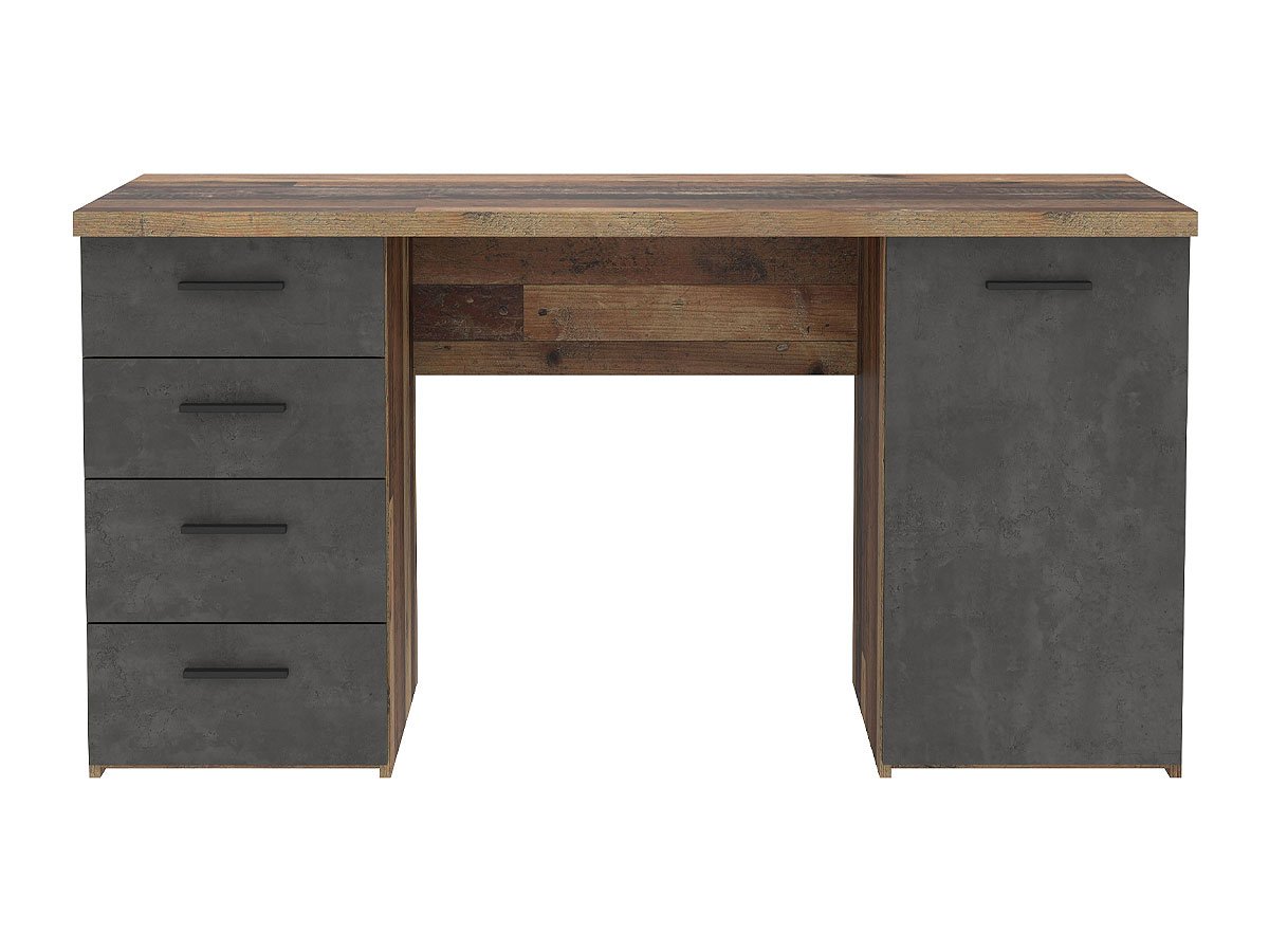 Computerschreibtisch Old Wood - grau 145 cm - NET Computerschreibtisch Old Wood - grau 145 cm - NET