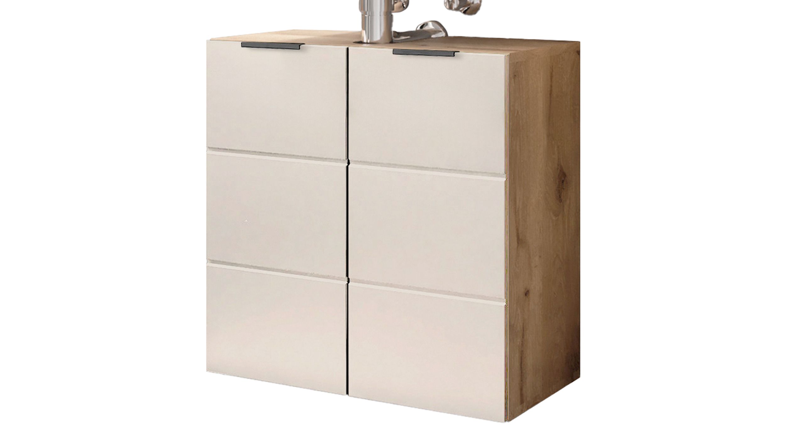 Waschbeckenunterschrank Viking Eiche - beige 60 cm - KRETA Waschbeckenunterschrank Viking Eiche - beige 60 cm - KRETA