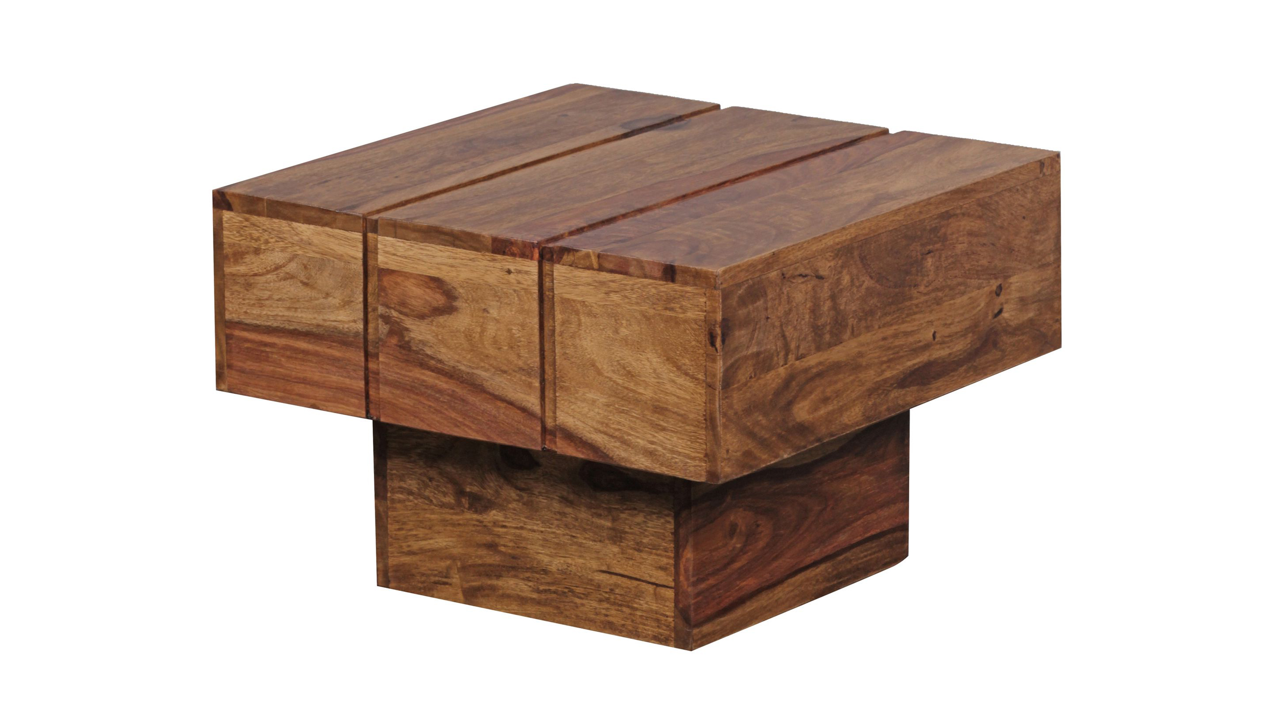Couchtisch Sheesham massiv gebeizt 44 x 30 cm - ELIN Couchtisch Sheesham massiv gebeizt 44 x 30 cm - ELIN