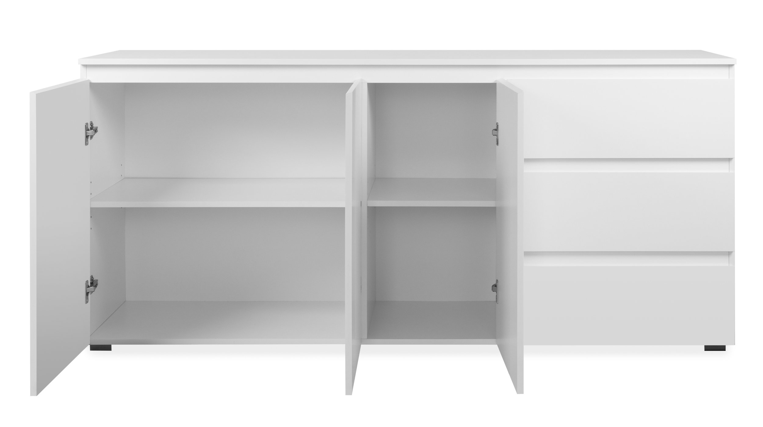 Sideboard mit 3 Schubladen - weiß matt 178 cm - IMAGE