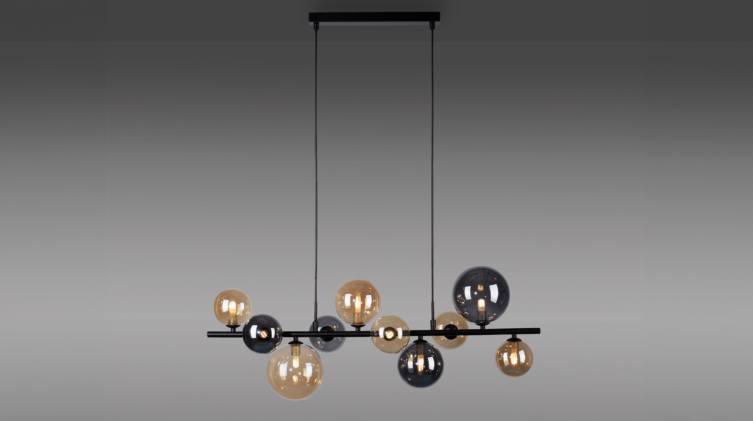 Hängelampe LED schwarz 85 cm höhenverstellbar- POPSICLE