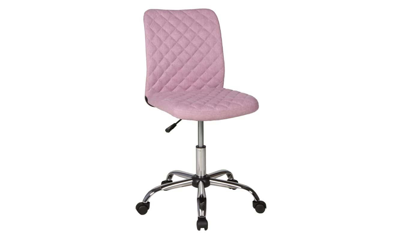 Bürostuhl Drehstuhl höhenverstellbar Microfaser rosa - MILO Bürostuhl Drehstuhl höhenverstellbar Mikrofaser rosa - MILO