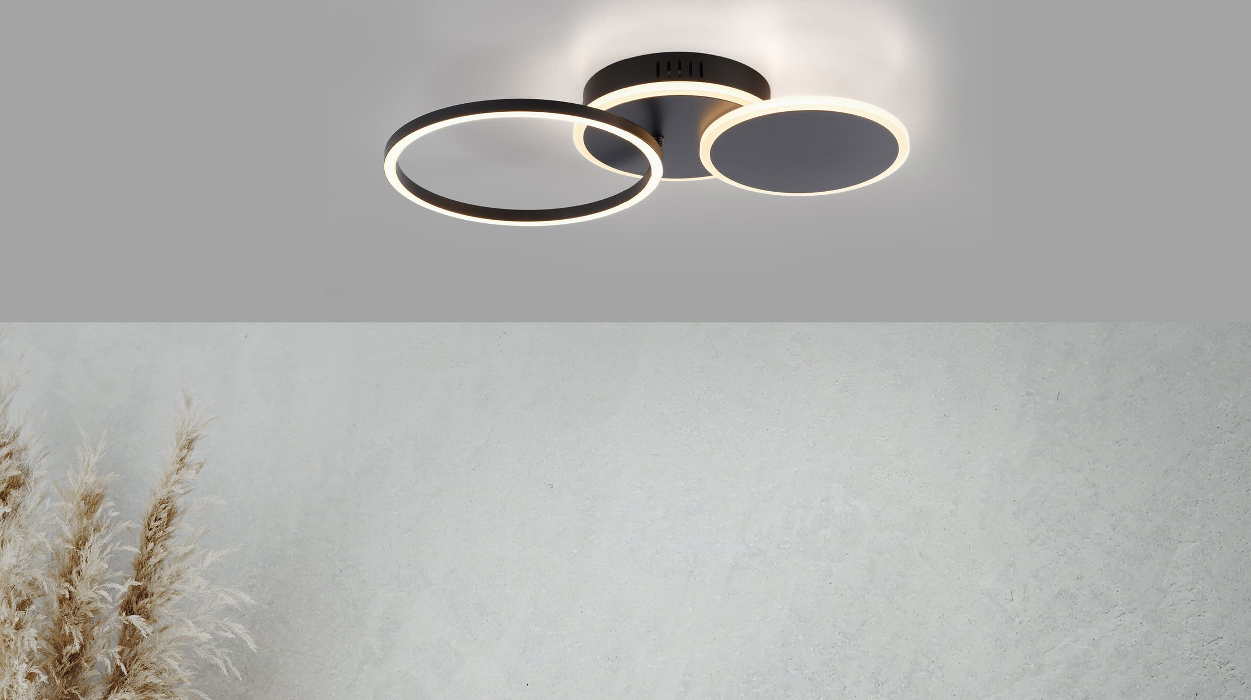 Deckenleuchte LED schwarz 34 x 50 cm drehbar - SEVENT