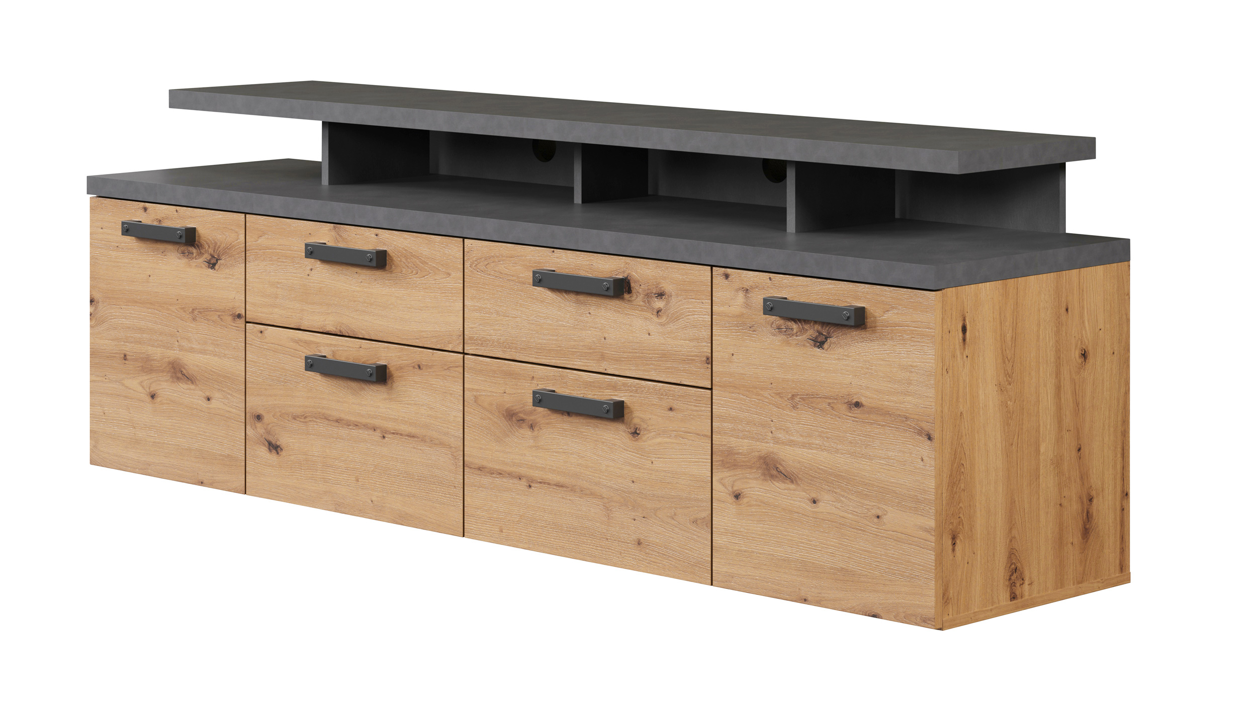 TV - Lowboard Artisan Eiche 180 cm - FOLLOW TV-Lowboard Artisan Eiche 180 cm - FOLLOW