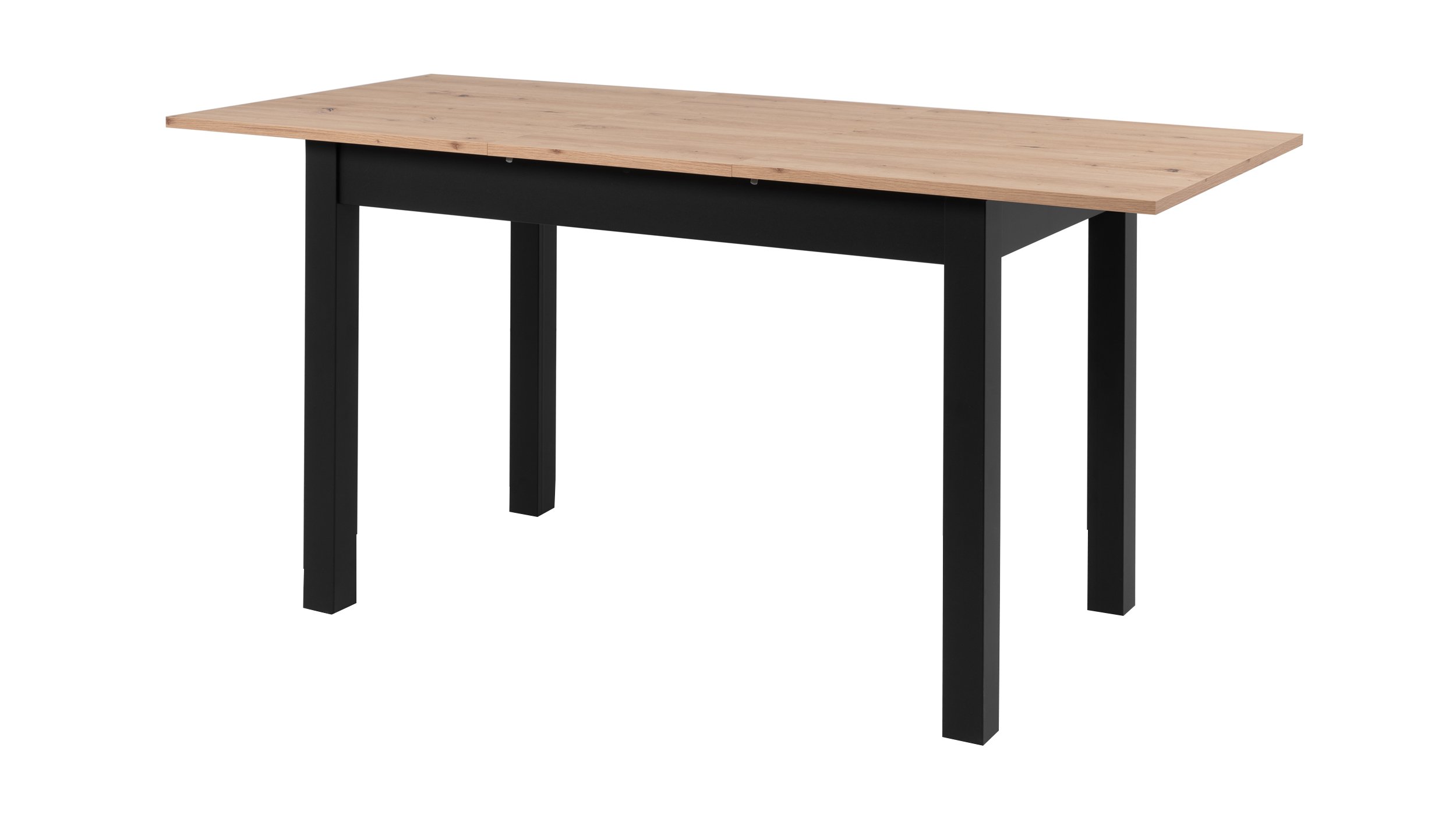 Esstisch 120 - 160 cm Sonoma Eiche - Schwarz - COBURG