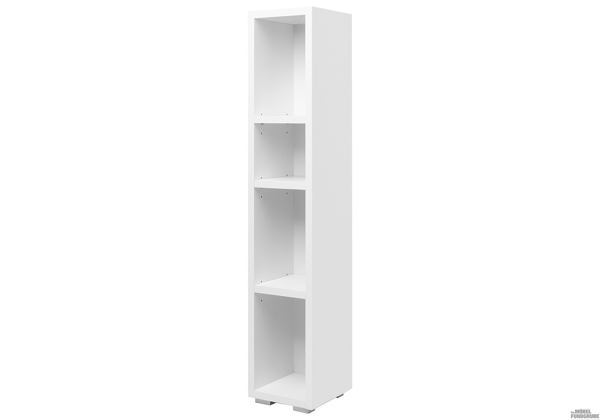 Bücherregal Standregal weiß 25 x 131 cm - IMAGE Bücherregal Standregal weiß 25 x 131 cm - IMAGE