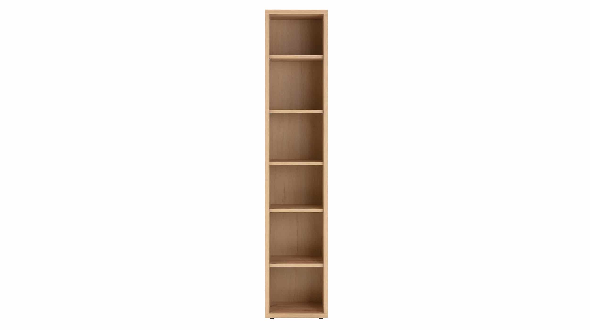 Bücherregal Büroregal Artisan Eiche 44 x 217 cm - DISEGNO