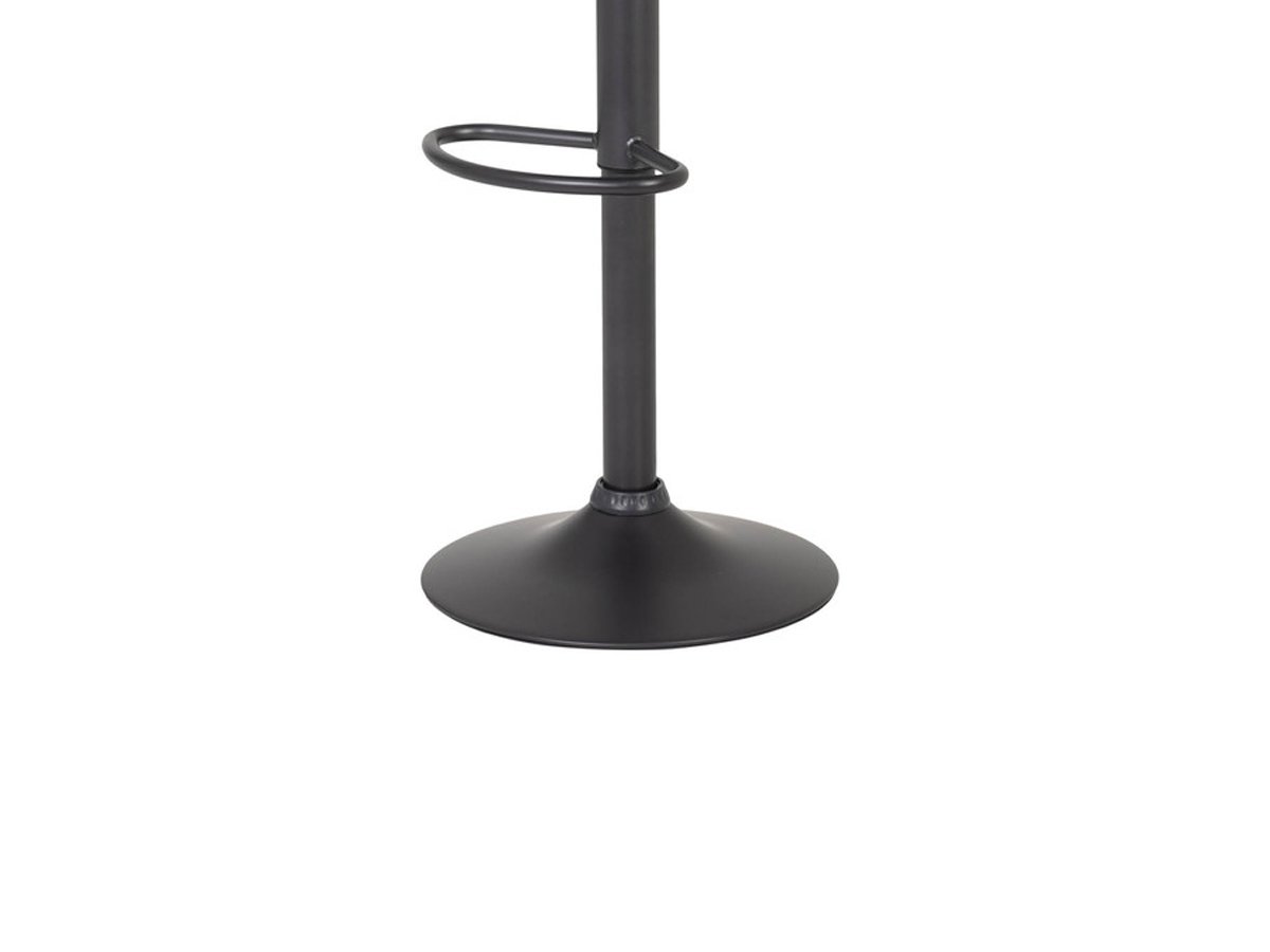 Barhocker schwarz höhenverstellbar - AMANDA