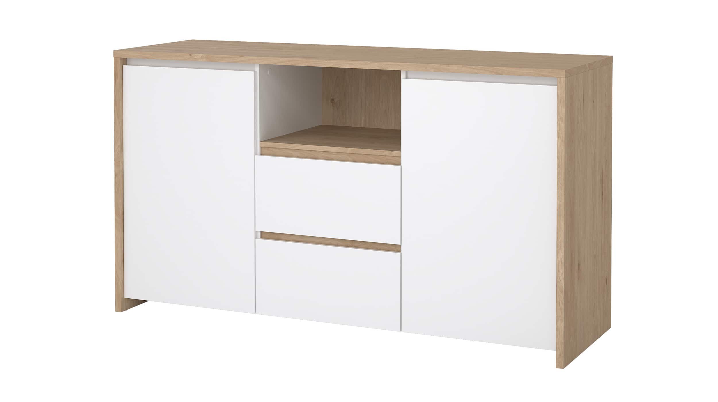 Sideboard mit Schublade weiß - Jackson Hickory 149 cm - NEXT Sideboard mit Schublade weiß - Jackson Hickory 149 cm - NEXT