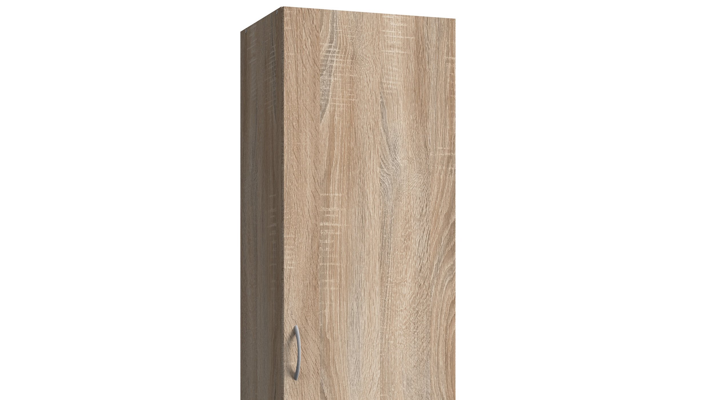 Kleiderschrank 50 cm Sägerau Eiche 1-türig - MULTIRAUM