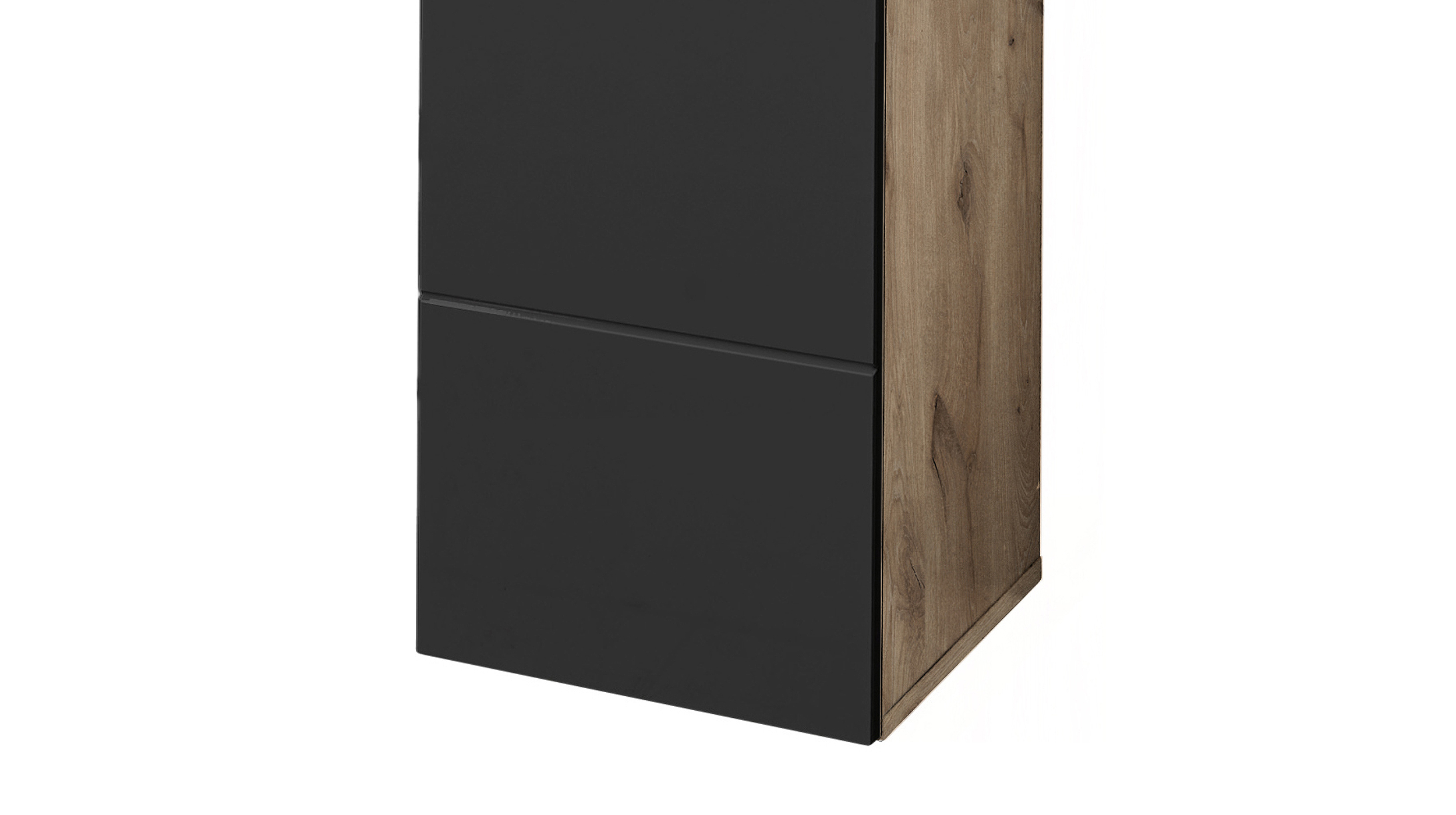 Bad Unterschrank schwarz - Viking Oak 34 cm - VISTA