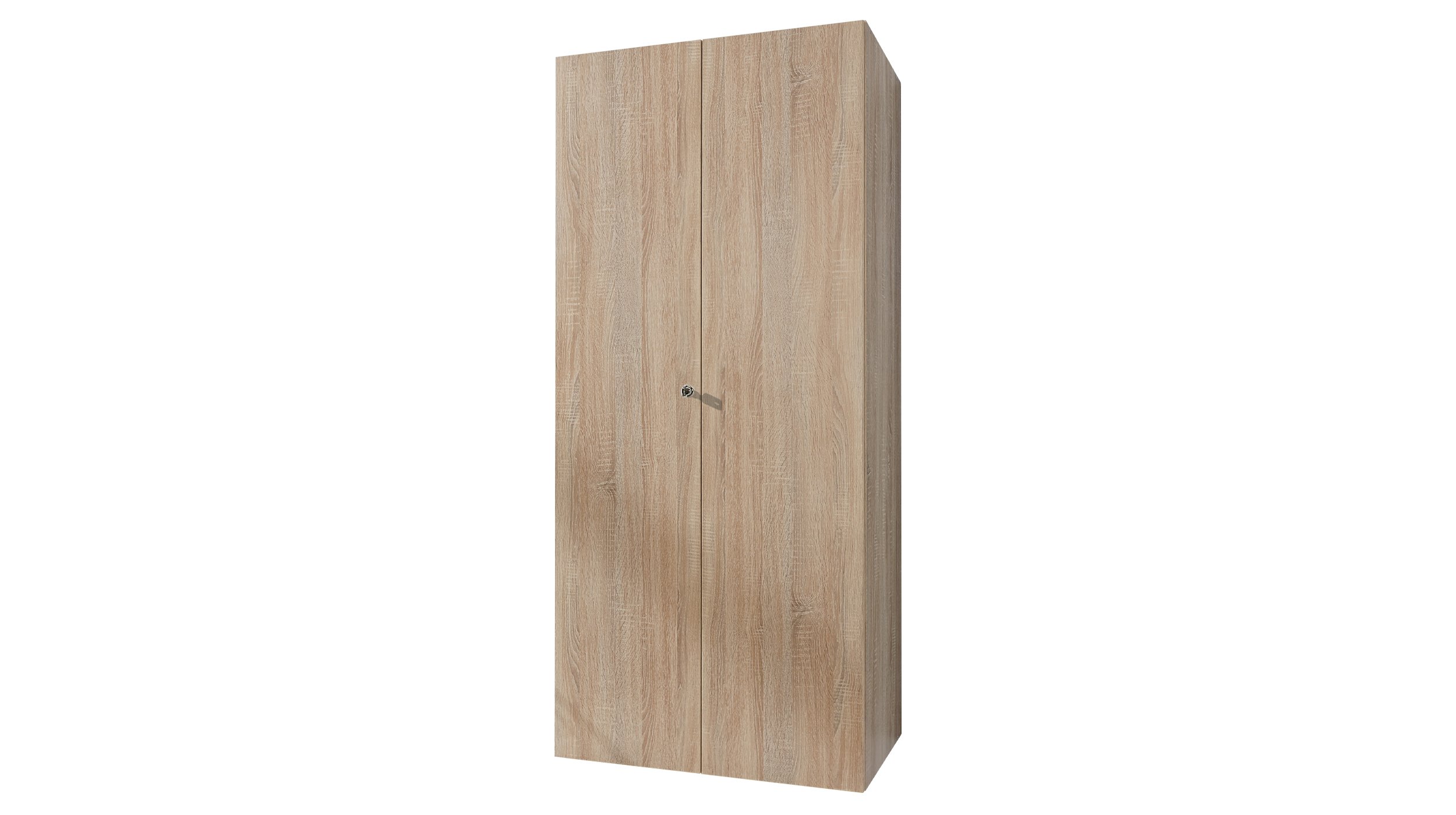 Kleiderschrank - Sägerau Eiche - 80 cm - MULTIRAUM Kleiderschrank 80 cm Sägerau Eiche 1-türig - MULTIRAUM