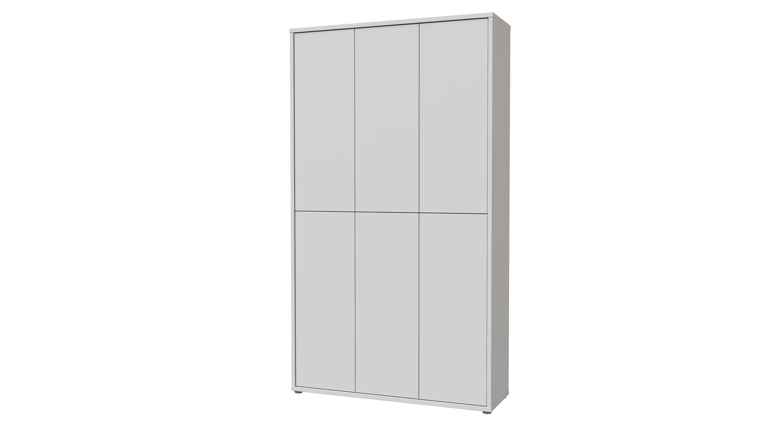 Schuhschrank hellgrau 109 x 192 cm 6-türig - ALICE SPRINGS Schuhschrank hellgrau 109 x 192 cm 6-türig - ALICE