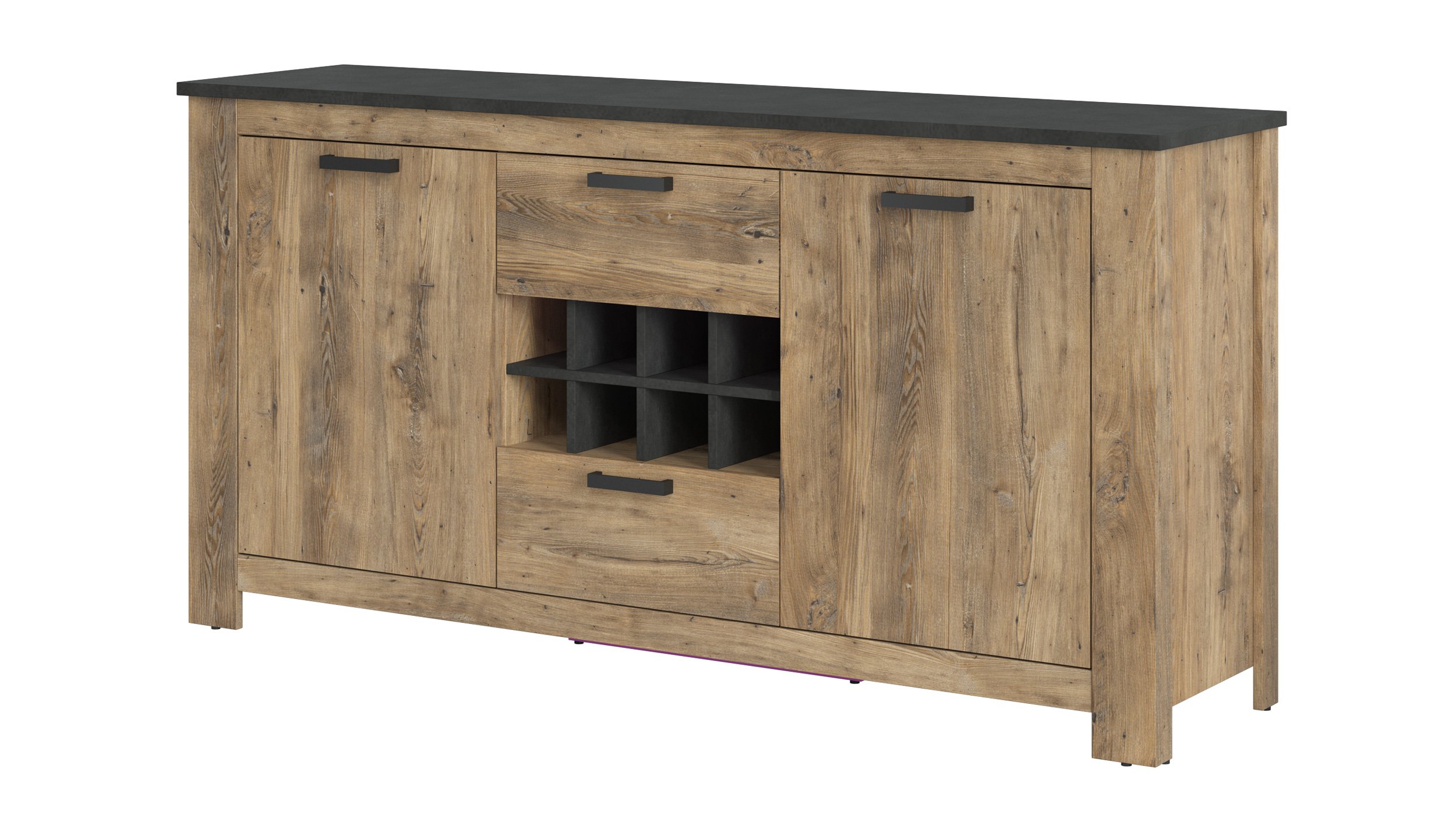 Sideboard Kastanie Breslau - Matera 176 cm - RAPALLO Sideboard Kastanie Breslau - Matera 176 cm - RAPALLO