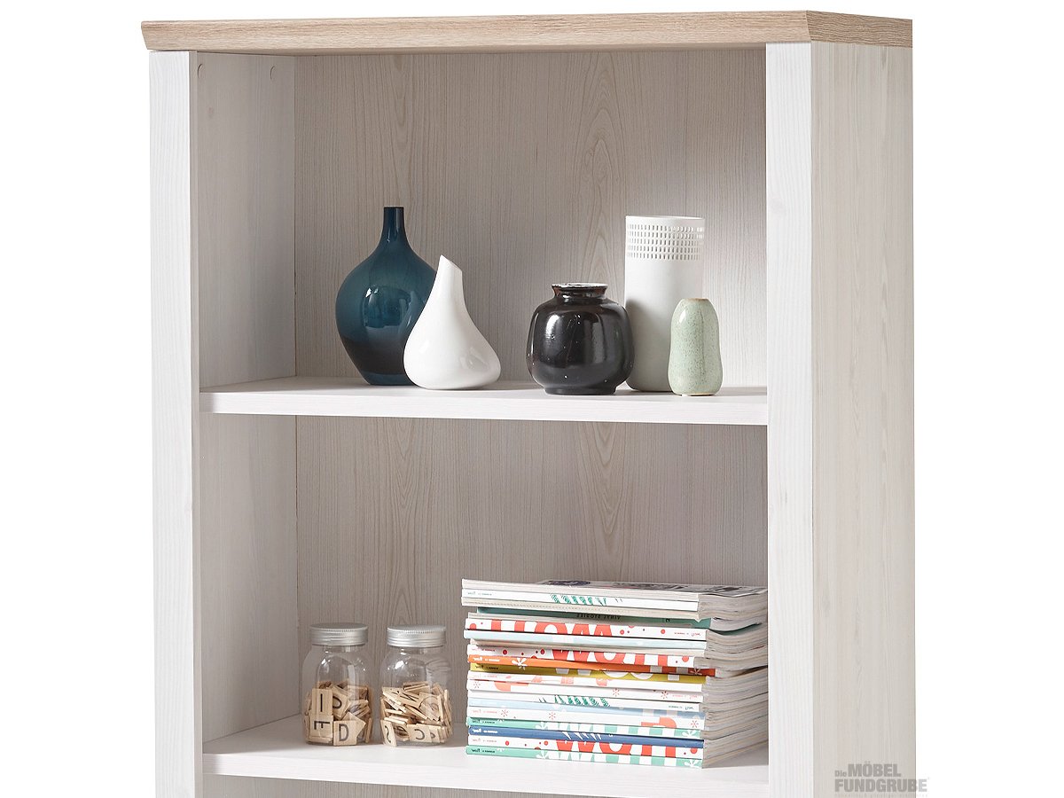 Büroregal San Remo Eiche - Sibiu Lärche 163 cm - ROMANCE
