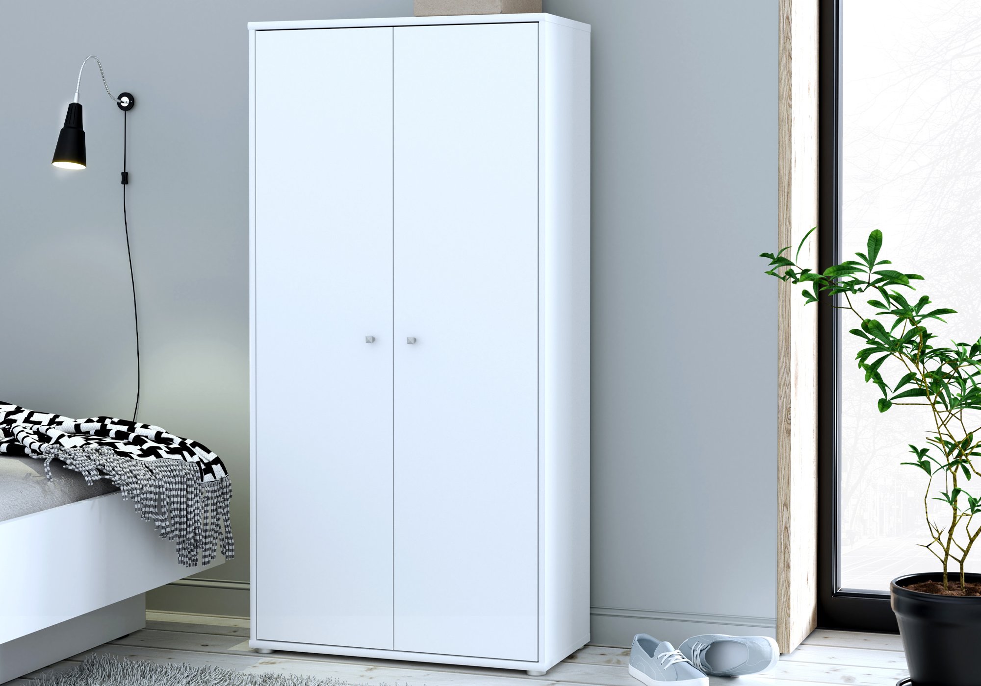 Mehrzweckschrank weiß 74 x 35 cm - TEMPRA