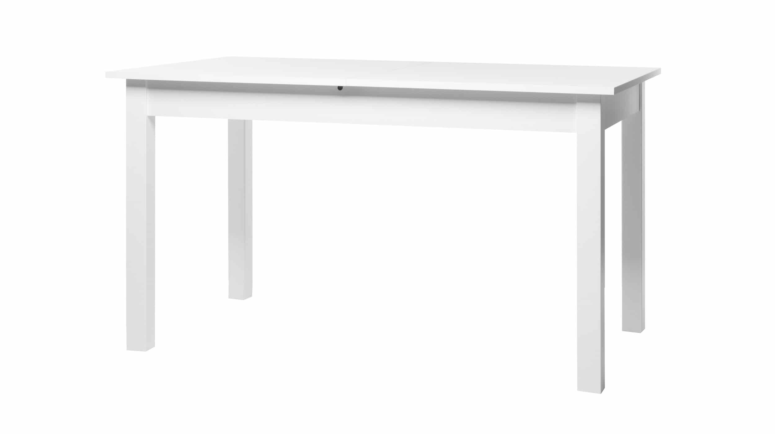 Esstisch 140 - 180 cm ausziehbar weiß - COBURG Esstisch 140 - 180 cm ausziehbar weiß - COBURG