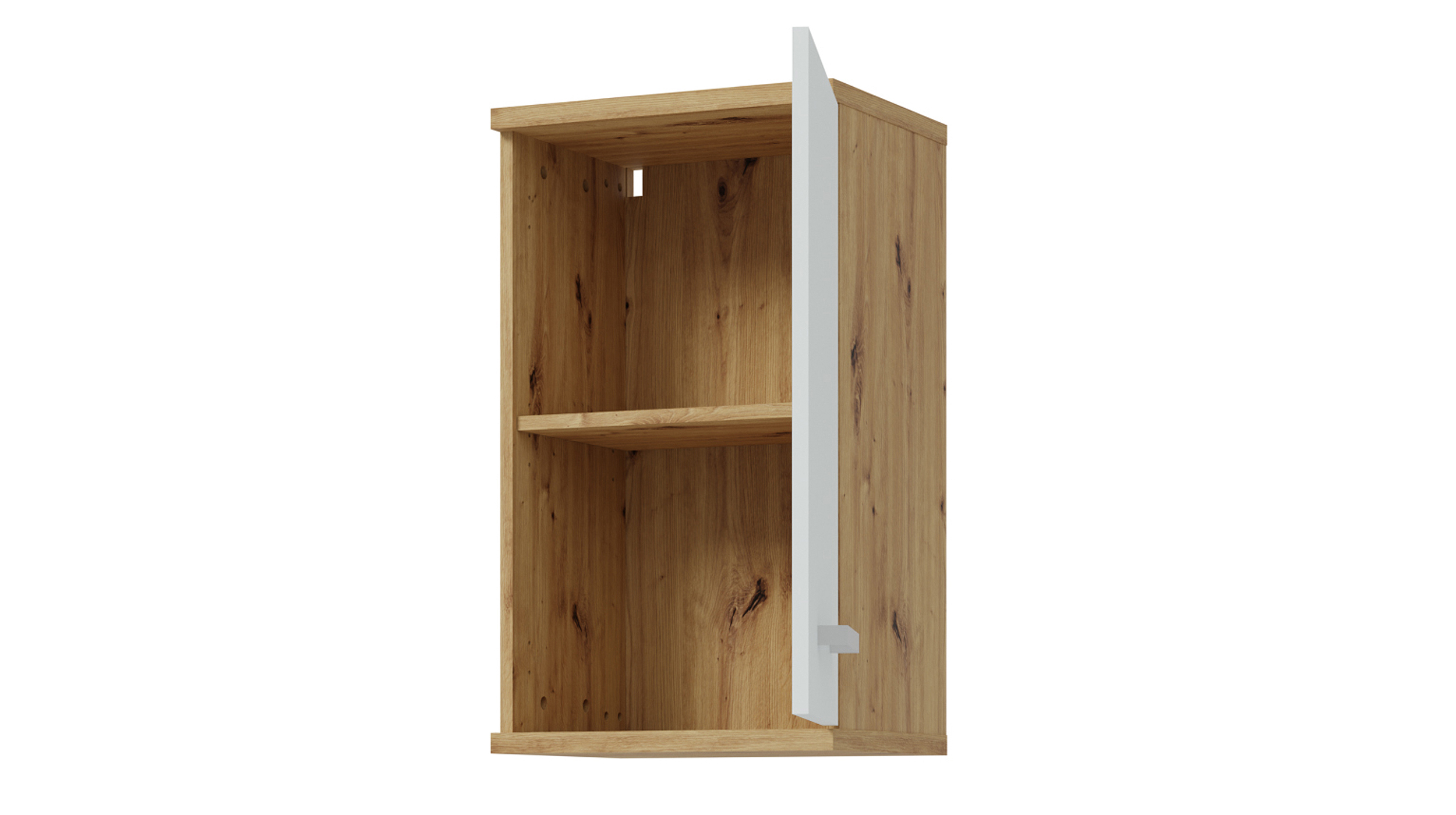Bad Hängeschrank lichtgrau - Artisan Eiche 40 cm - VERIS