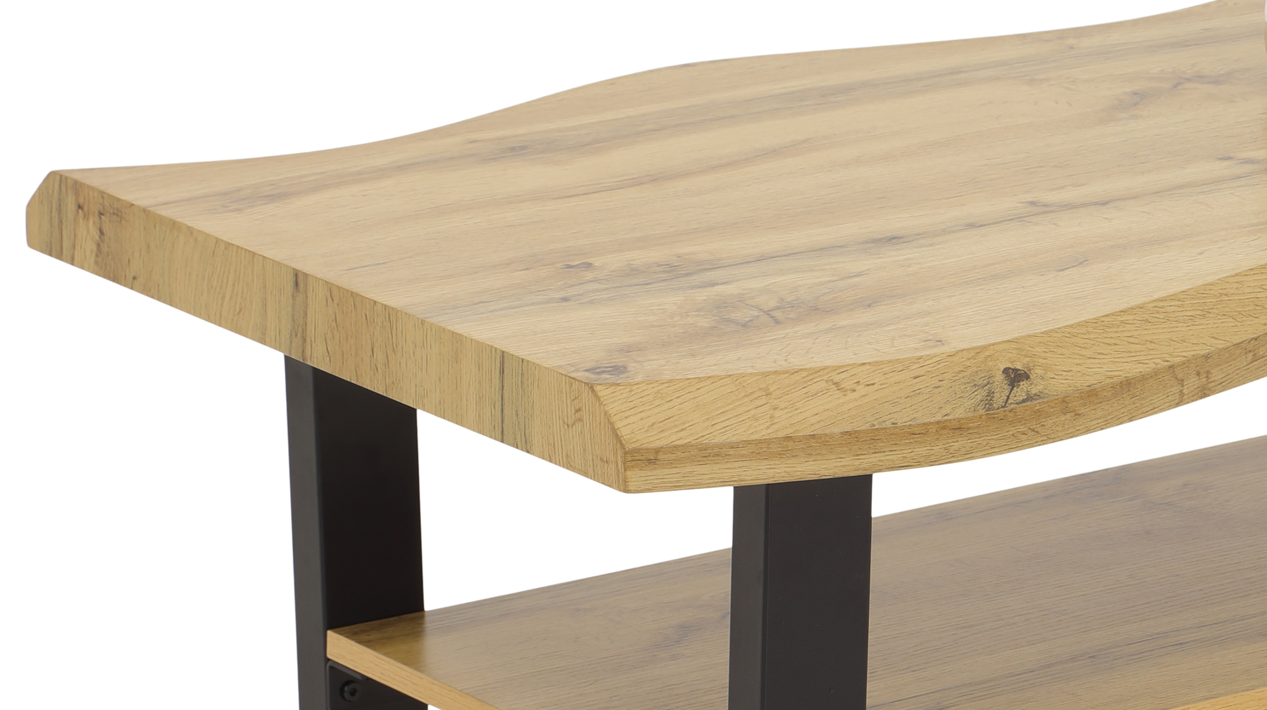 Couchtisch Baumkantentisch 110 x 60 cm Wildeiche - GABRION