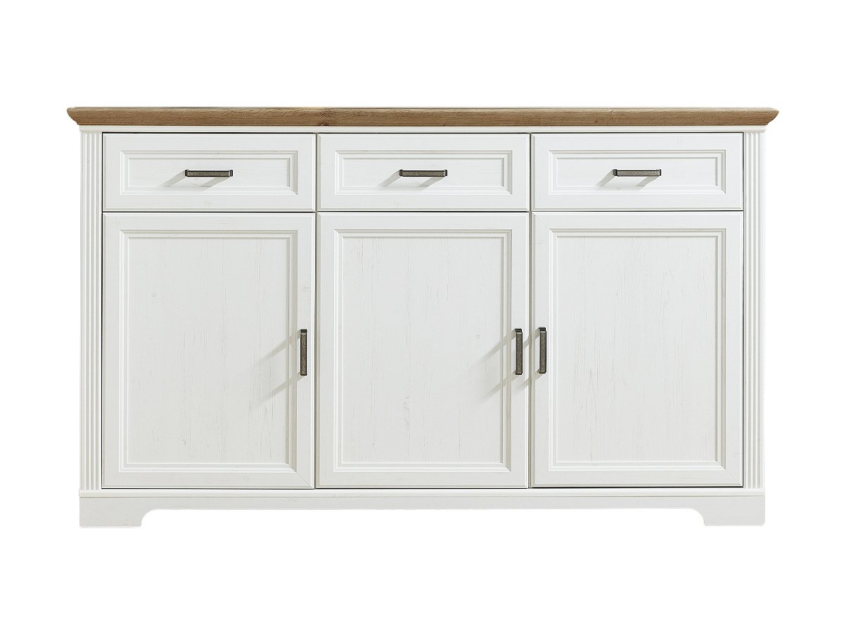 Sideboard Pinie weiß - Artisan Eiche 166 cm - JASMIN Sideboard Pinie weiß - Artisan Eiche 166 cm - JASMIN
