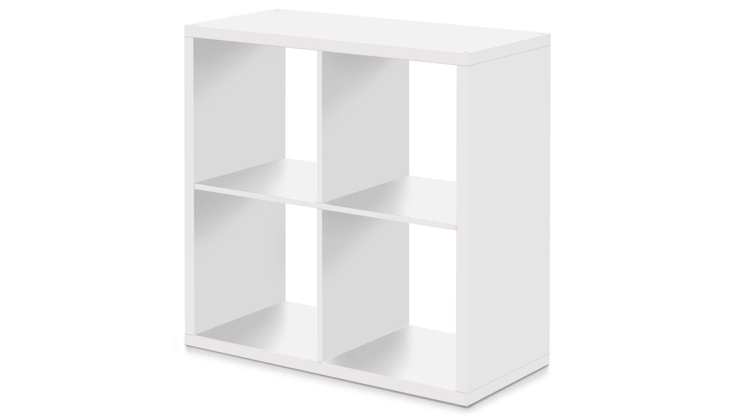Standregal weiß 73 x 73 cm - 4 Fächer - MAX Standregal weiß 73 x 73 cm - 4 Fächer - MAX