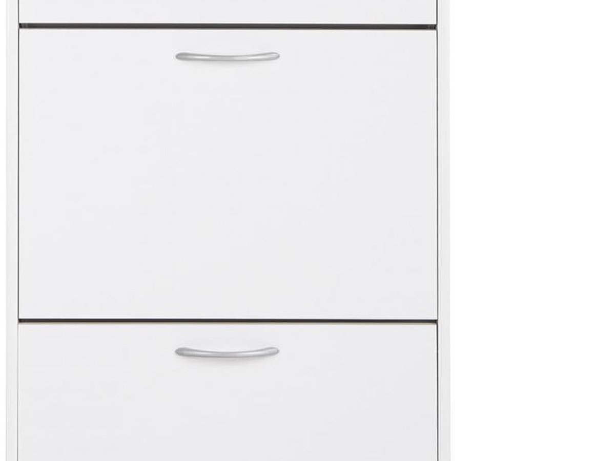Schuhschrank weiß 58 x 25 cm - MAINZ 2