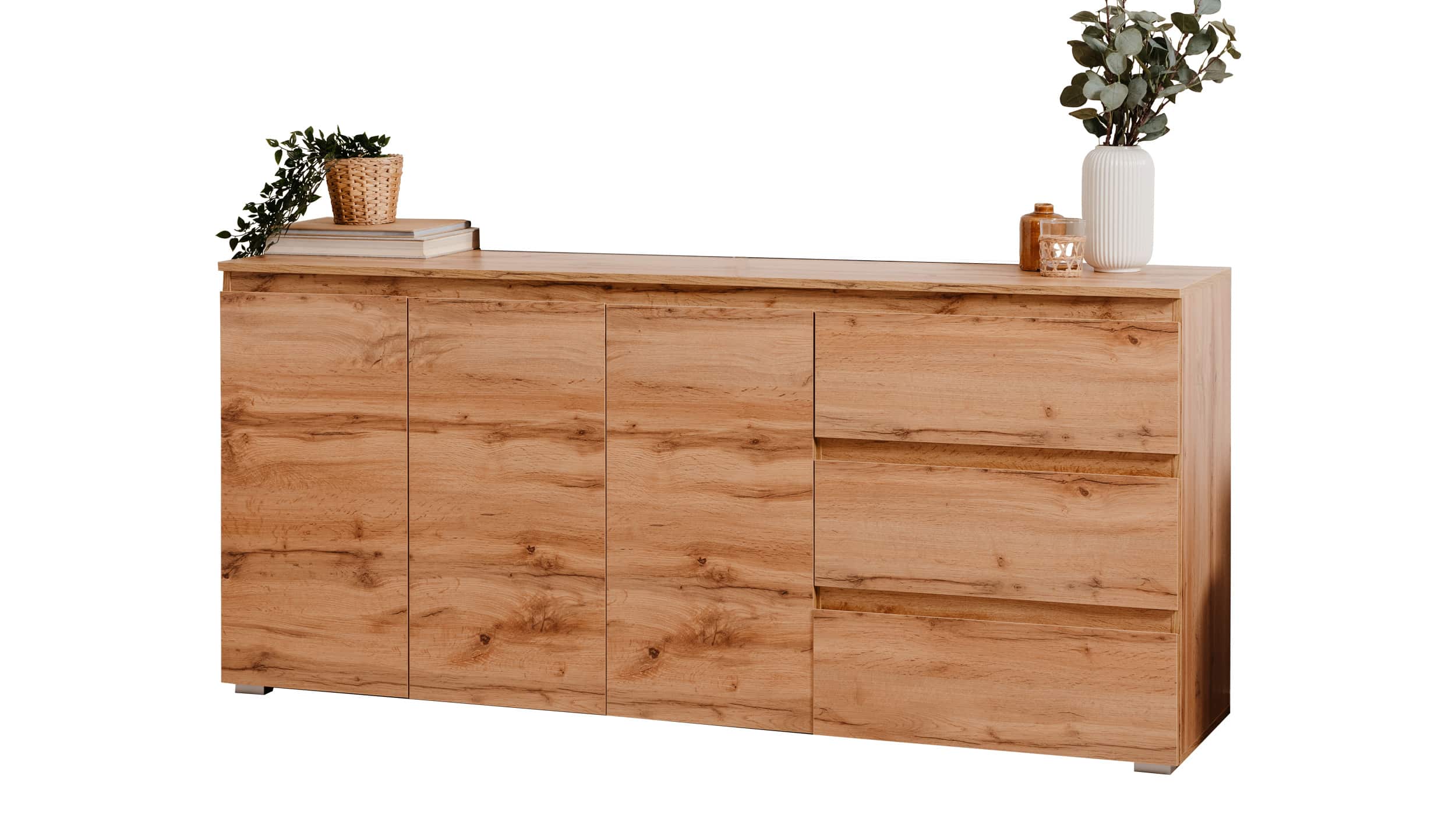 Sideboard mit Schubladen Honig Eiche 179 cm - IMAGE Sideboard mit Schubladen Honig Eiche 179 cm - IMAGE