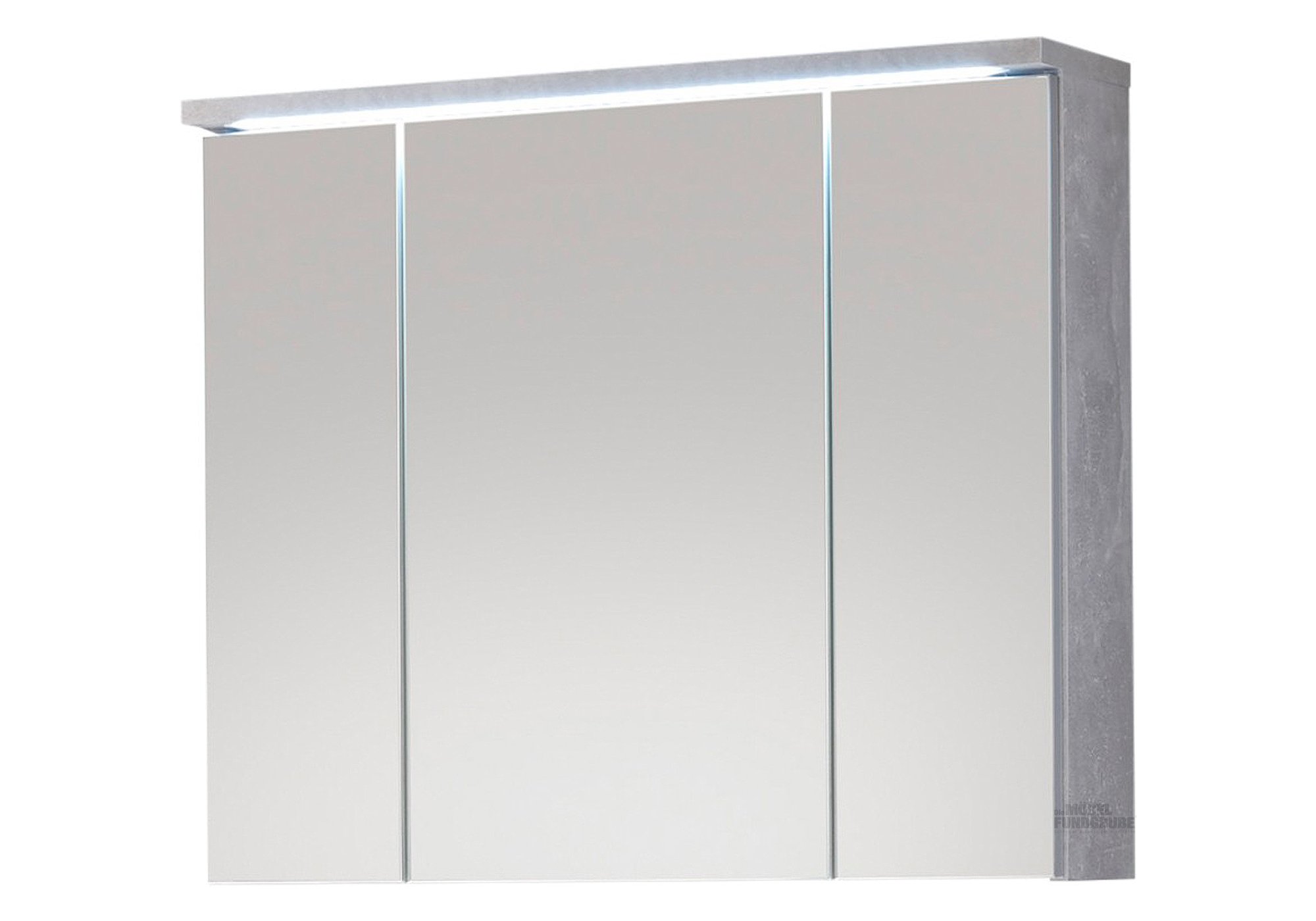 Spiegelschrank Betonoptik 80 cm mit Beleuchtung - POOL Spiegelschrank Betonoptik 80 cm mit Beleuchtung - POOL