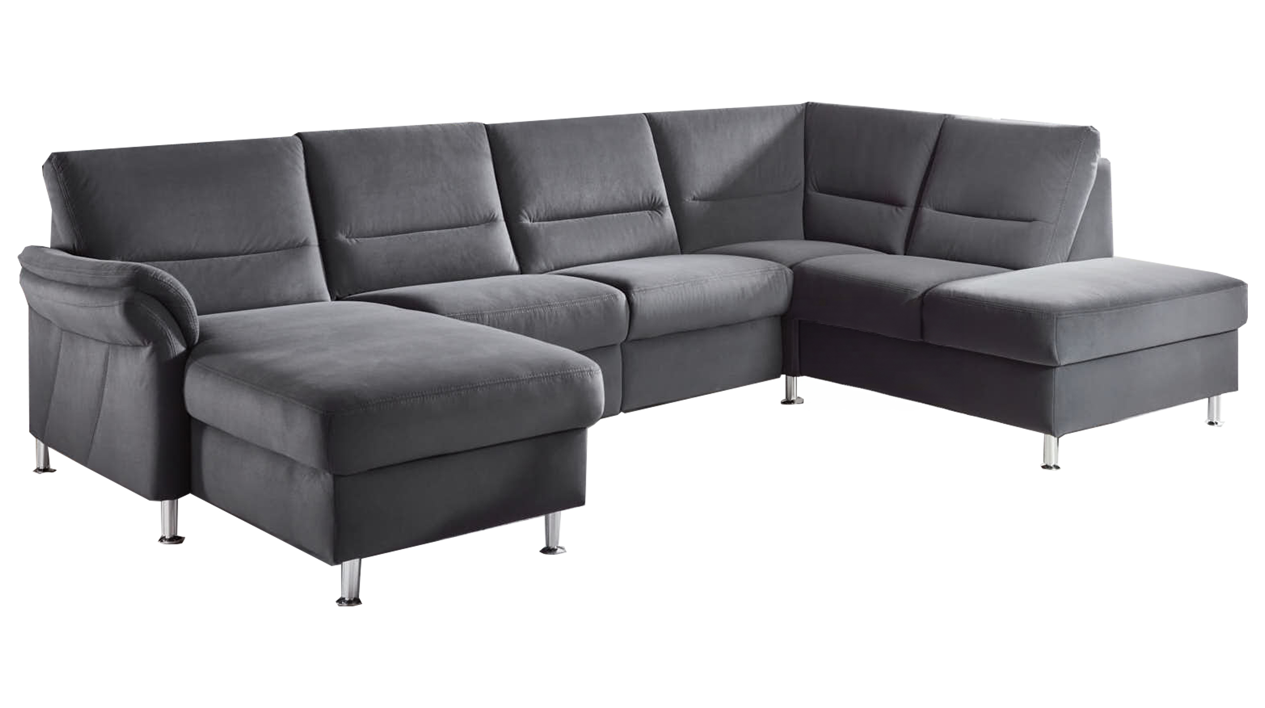 Couchliebe® Wohnlandschaft planbar - mammut grau - Basis Version - LEONARDO Couchliebe® Wohnlandschaft planbar - mammut grau - Basis Version - LEONARDO