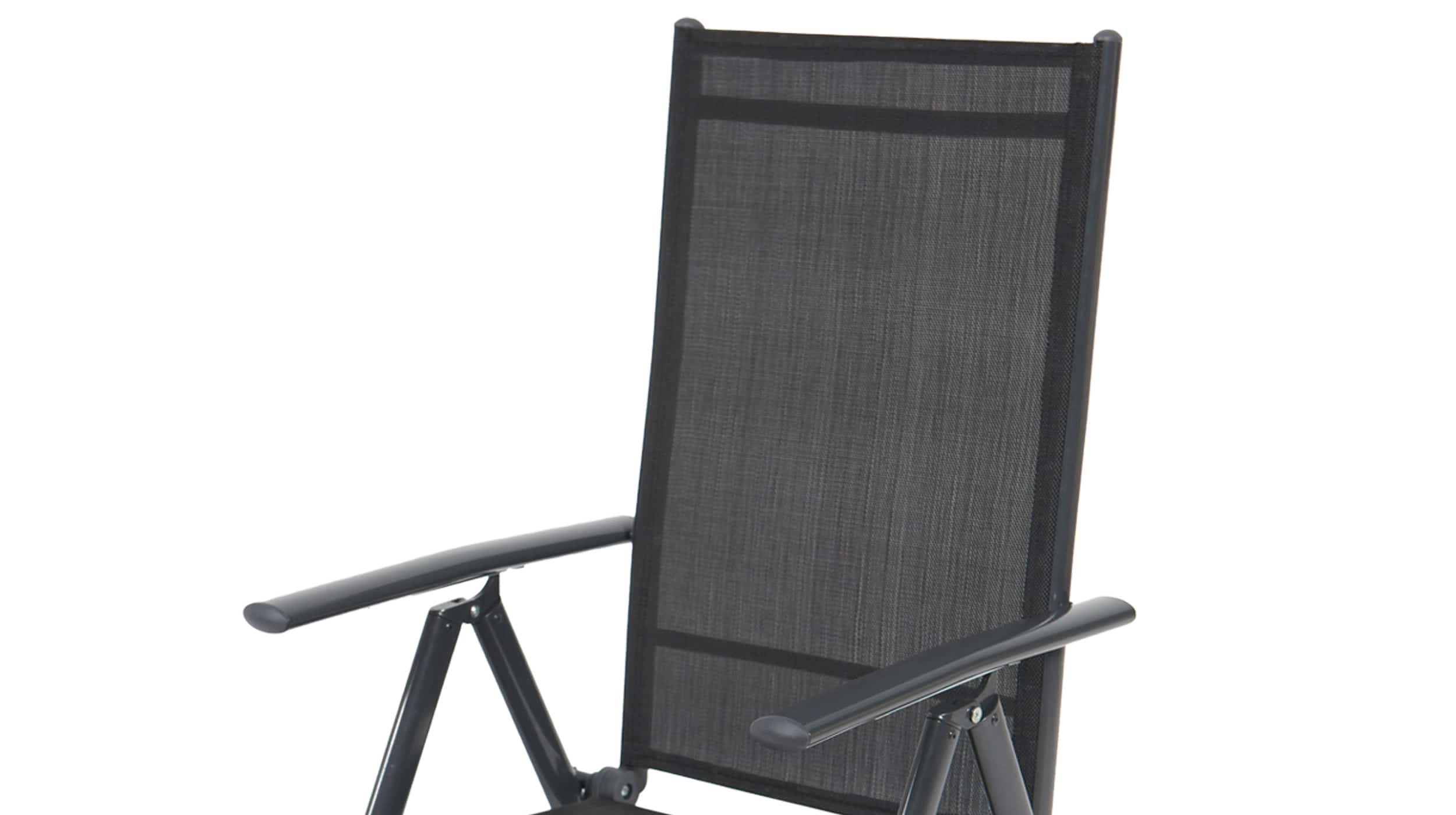 Gartenstuhl Klappstuhl schwarz 56 x 71 cm - ALBA 
