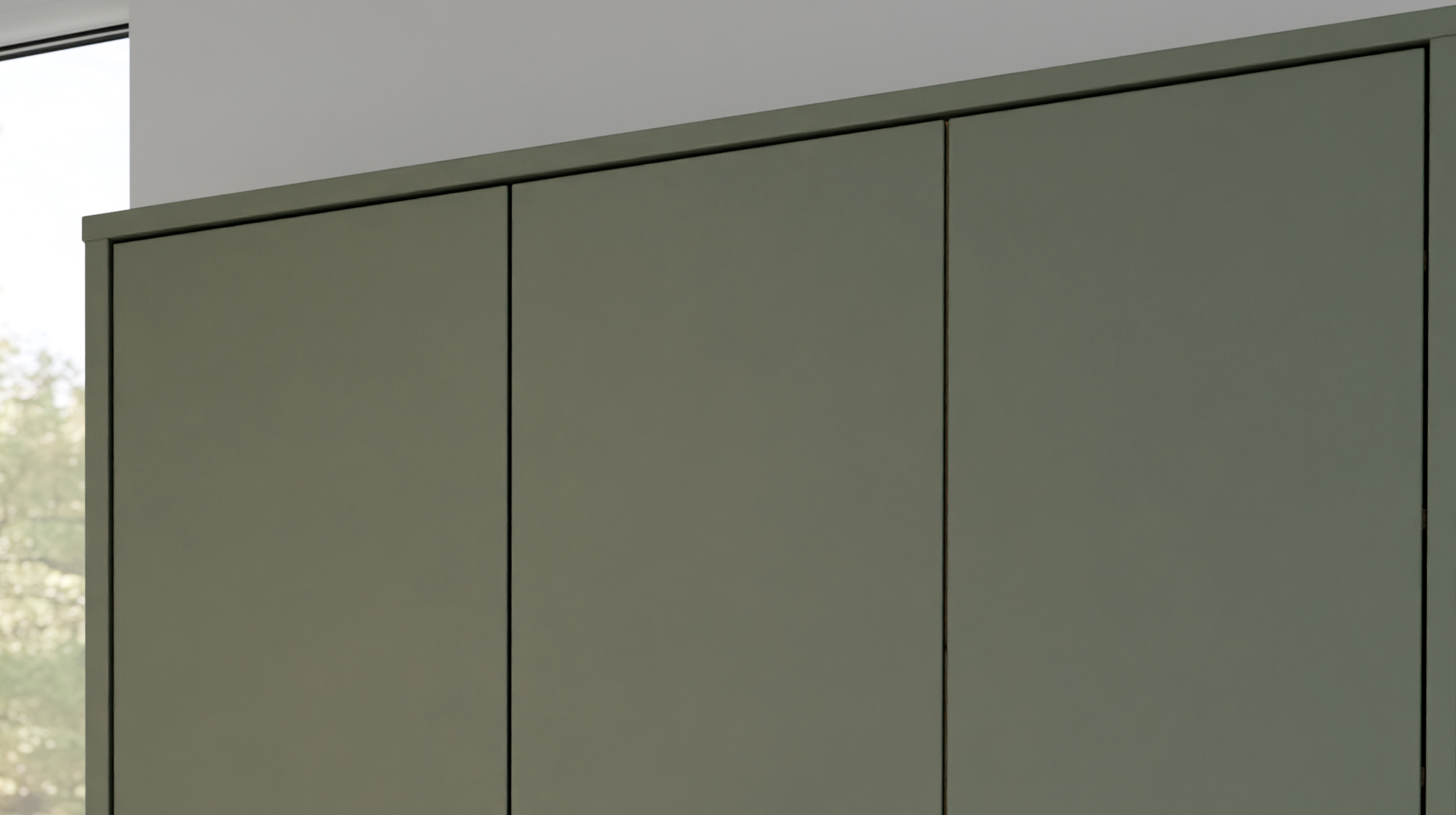 Schuhschrank grün 109 x 192 cm 6-türig - ALICE