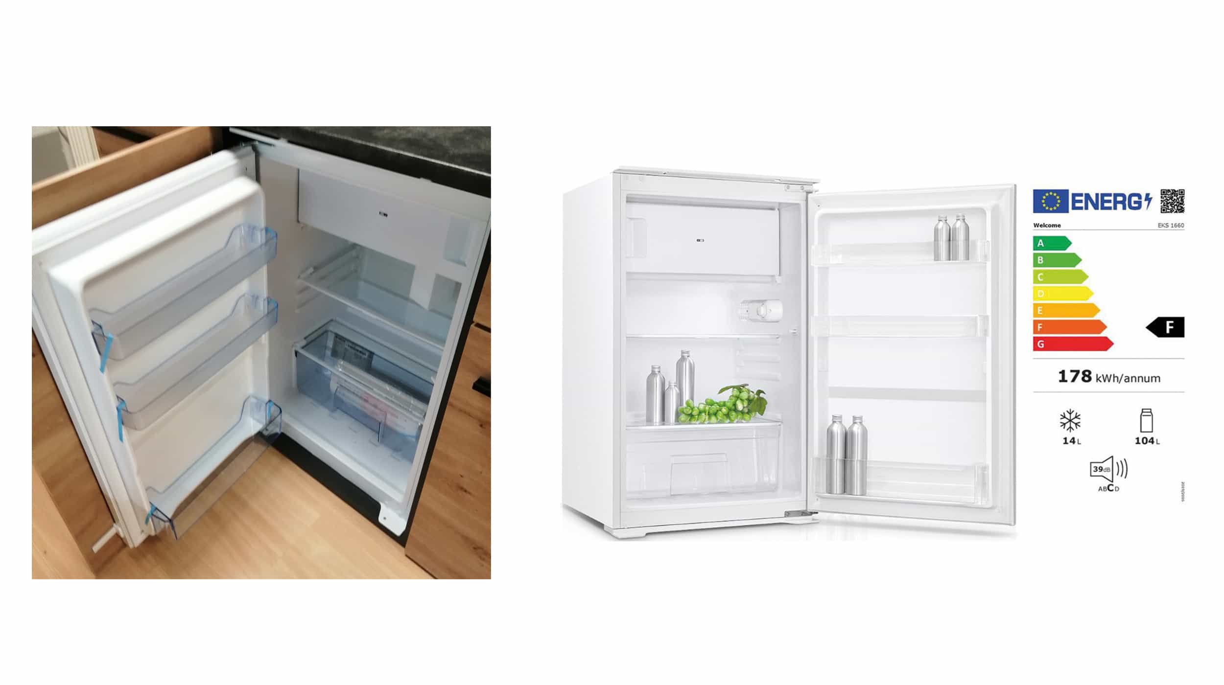 Pantry Küche - Miniküche - 160 cm - Eiche - Metallic braun - JAZZ