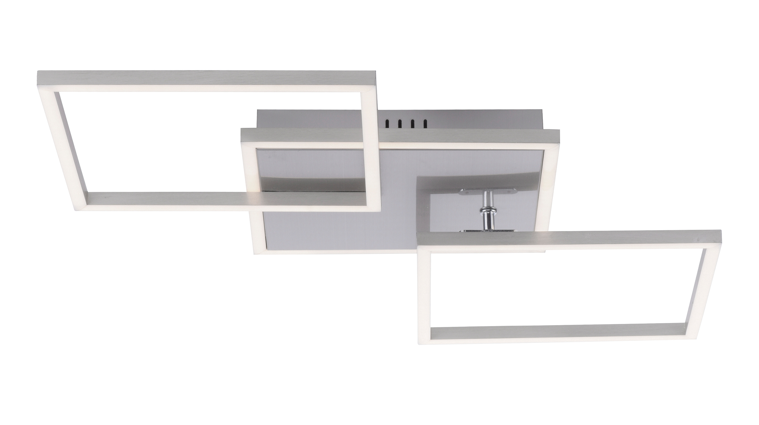 Deckenleuchte stahl 75 x 8 cm 3 LED Paneele drehbar - IVEN