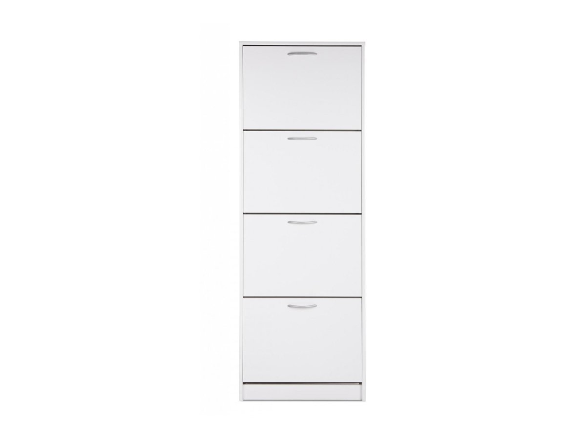 Schuhschrank weiß 58 x 25 cm - MAINZ 2 Schuhschrank weiß 58 x 25 cm - MAINZ 2