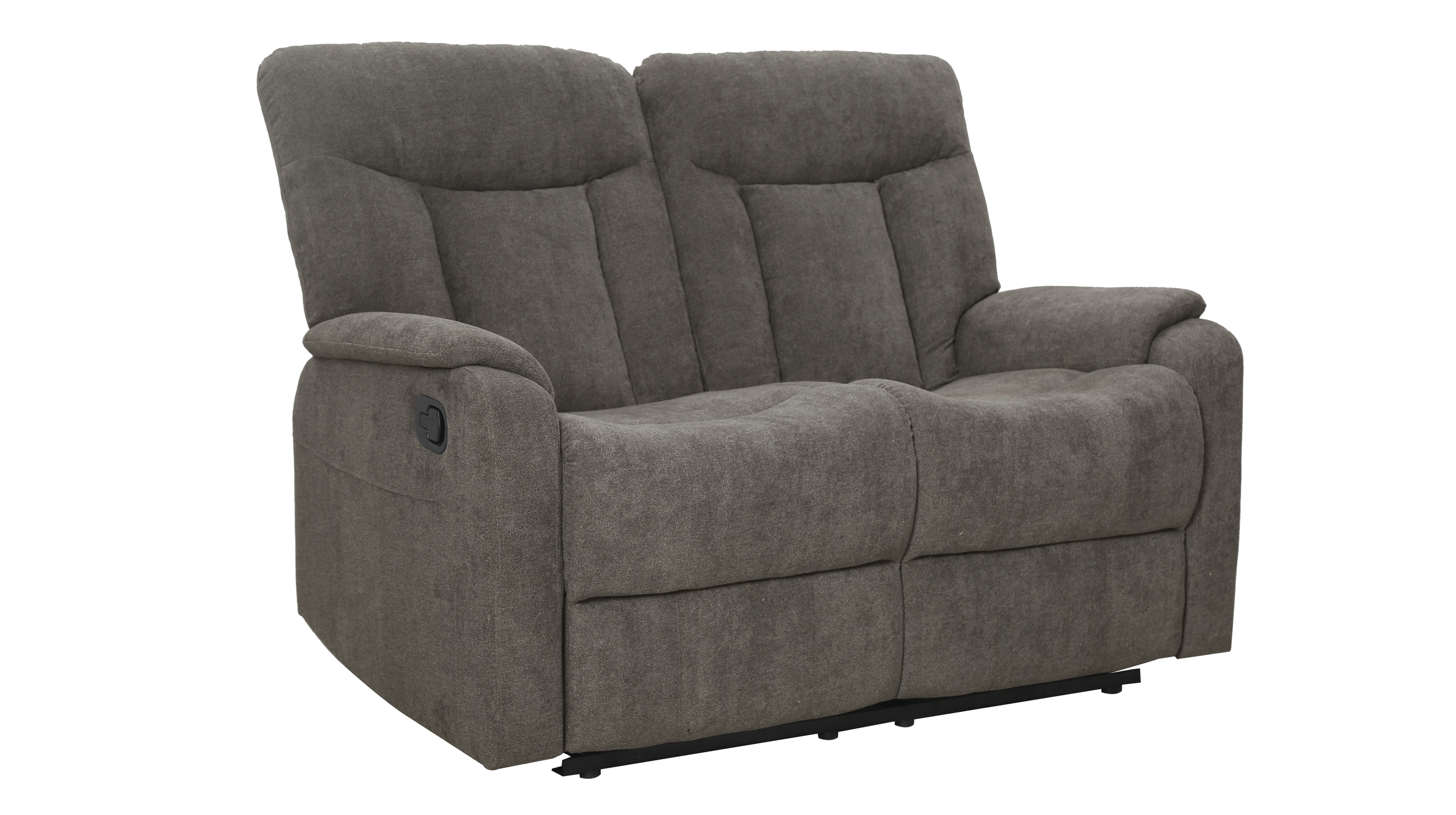 Einzelsofa 2-Sitzer grau 134 cm - mit Relaxfunktion - SERIO Einzelsofa 2-Sitzer grau 134 cm - mit Relaxfunktion - SERIO
